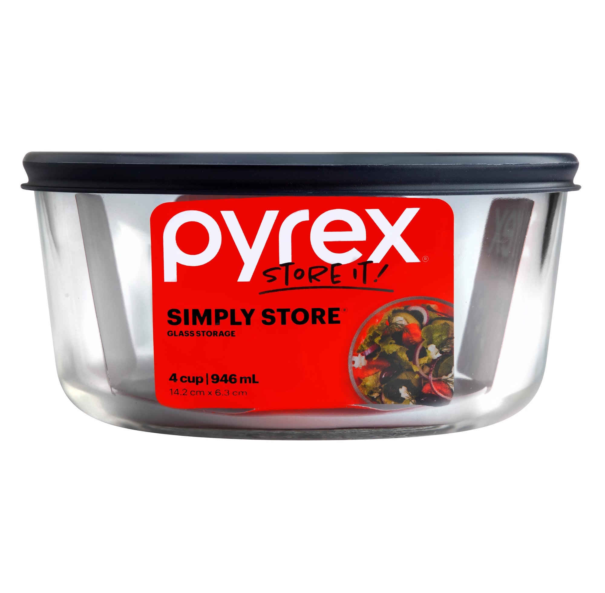 Pyrex Simply Store Glass Round Container (946mL)