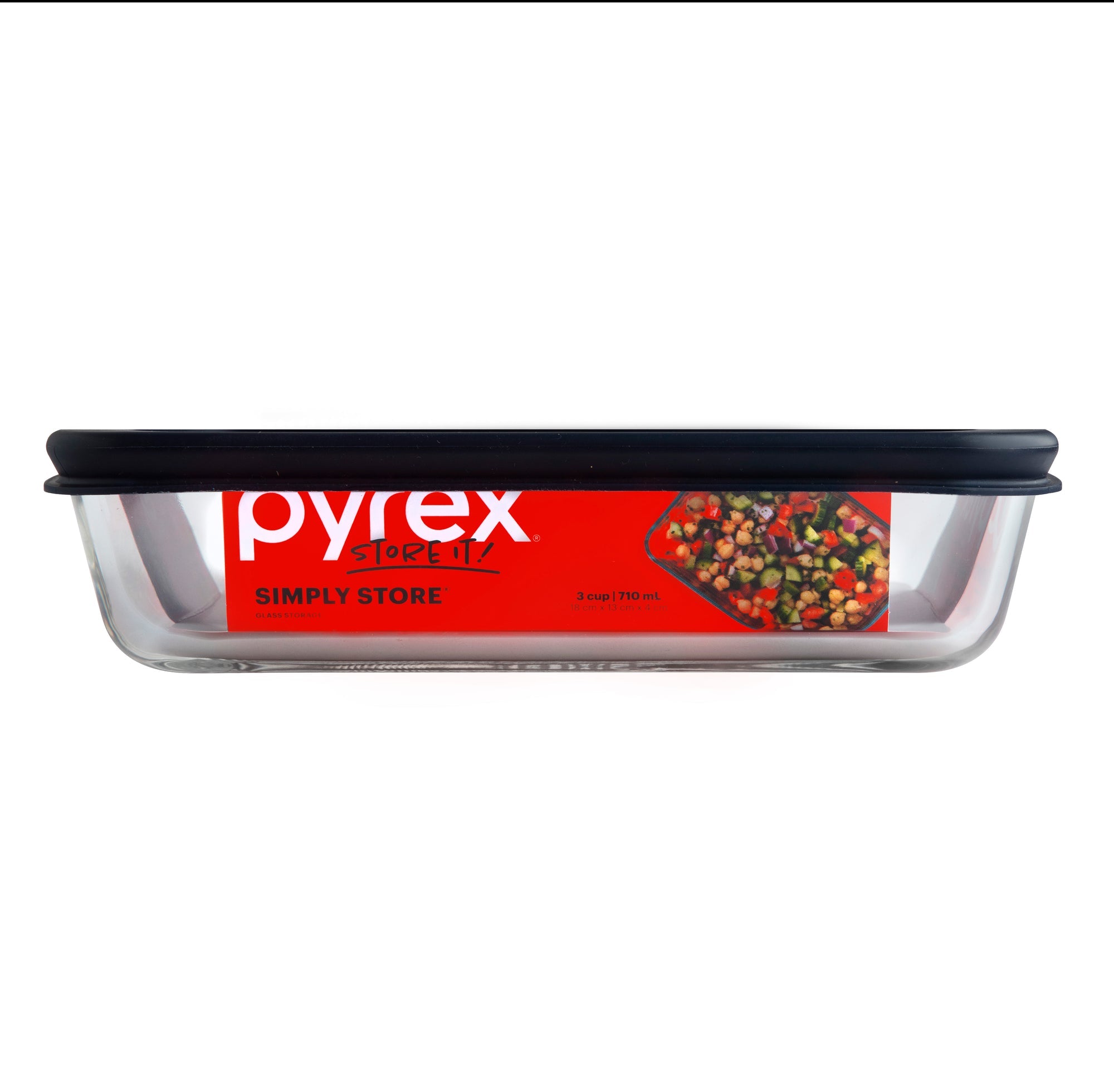 Pyrex Simply Store Glass Rectangle Container (710mL)