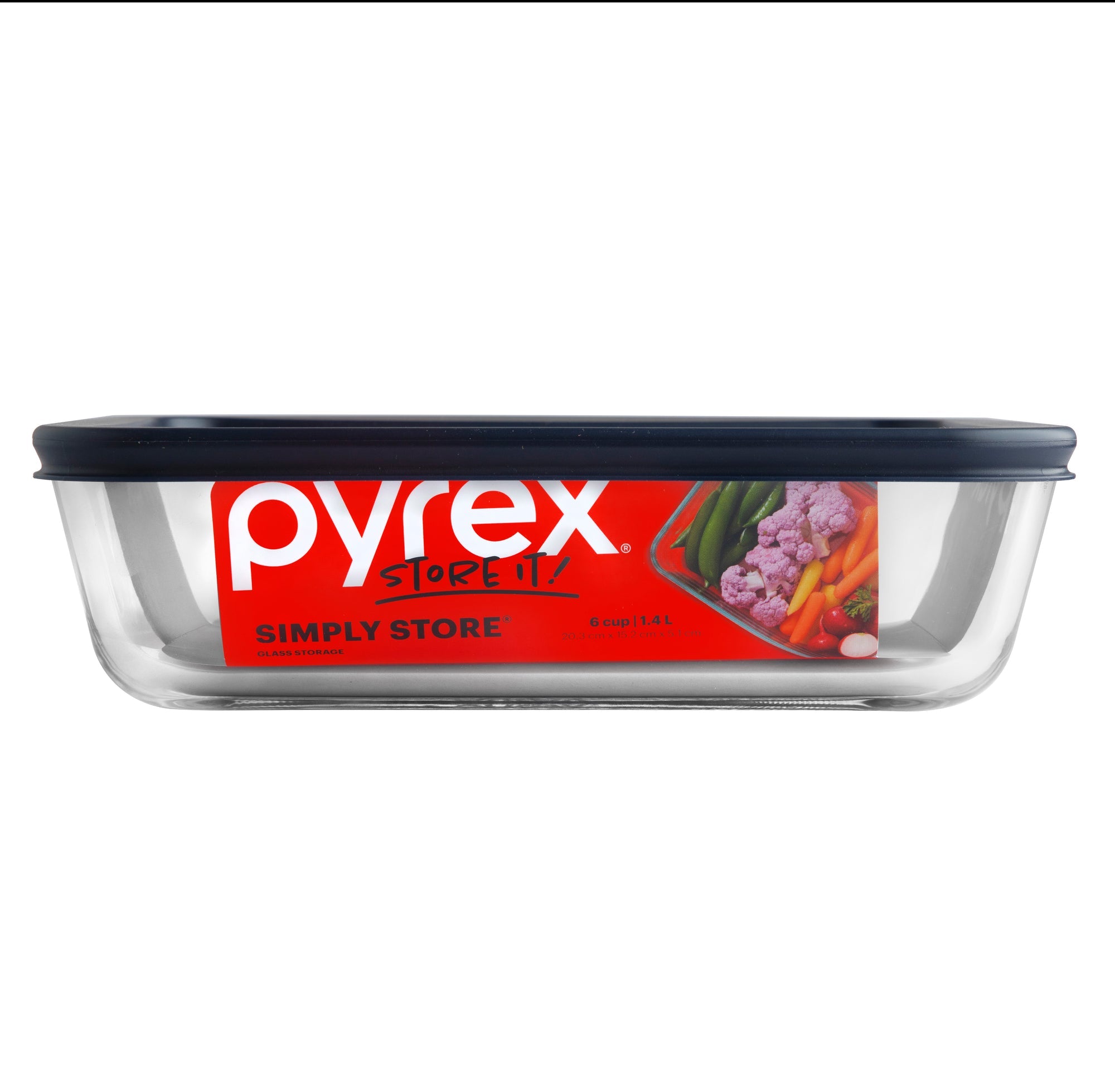 Pyrex Simply Store Glass Rectangle Container (1.4L)