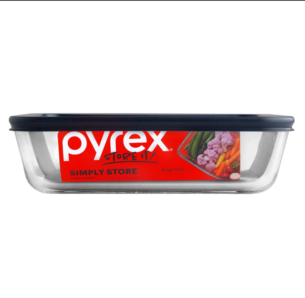 Pyrex Simply Store Glass Rectangle Container (1.4L)