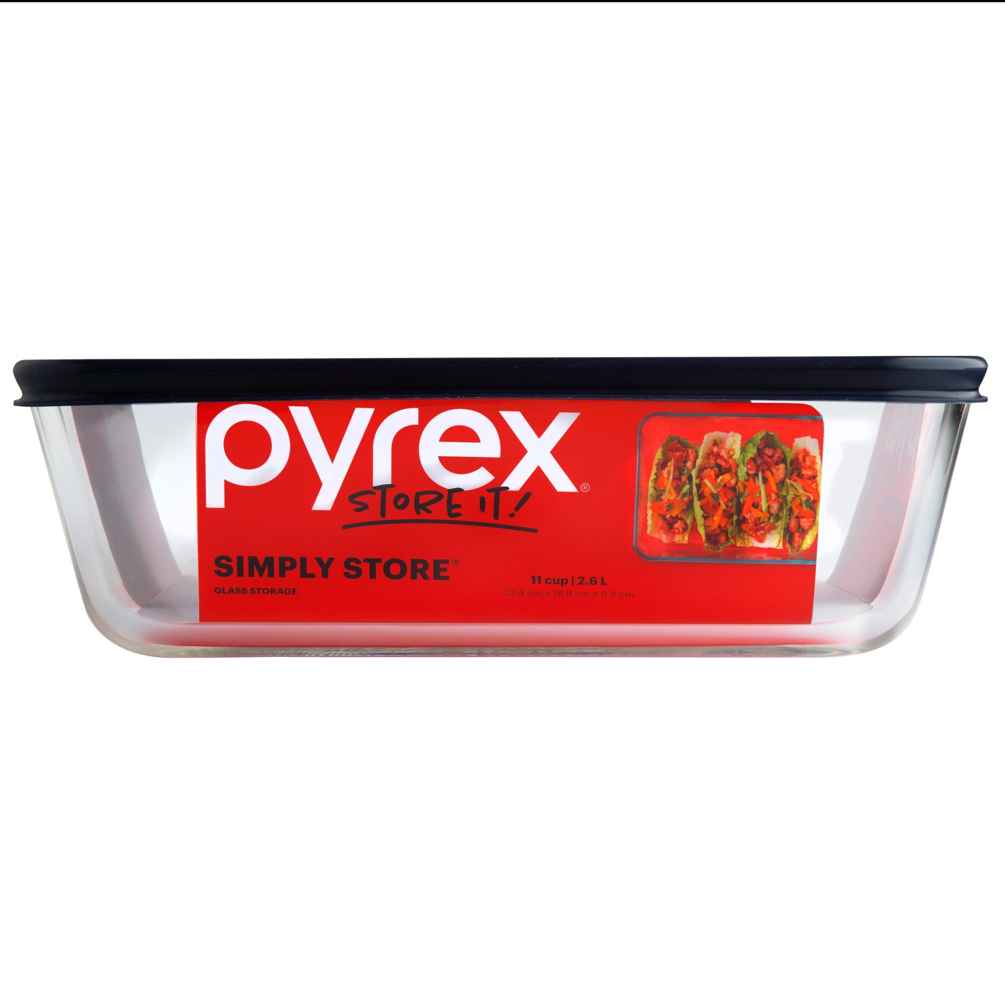 Pyrex Simply Store Glass Rectangle Container (2.6L)