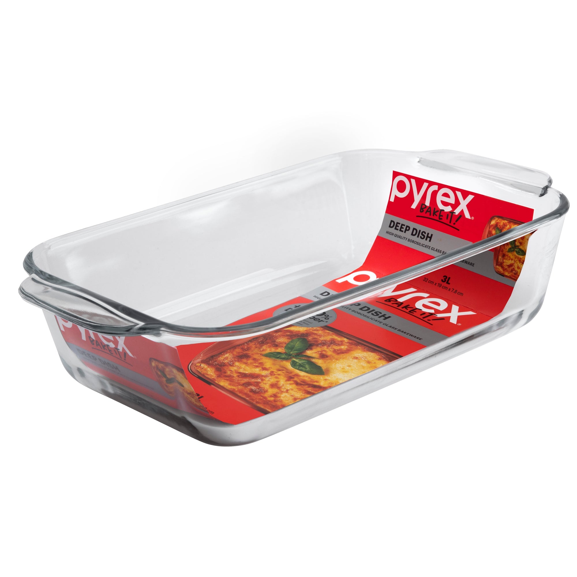 Pyrex Deep Rectangle Baking Dish (3L)