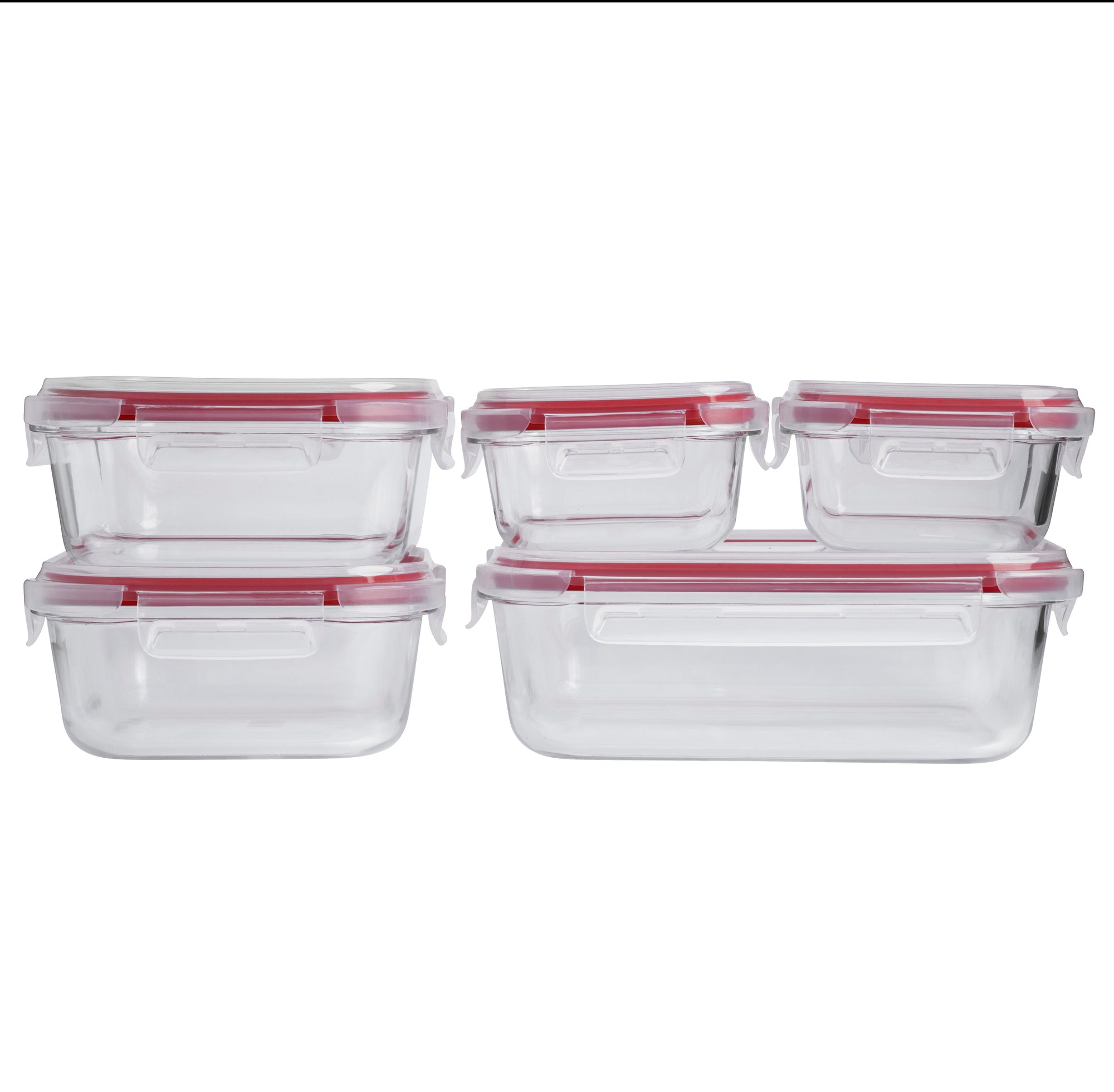 Pyrex Freshlock Glass Container 5 Piece Set