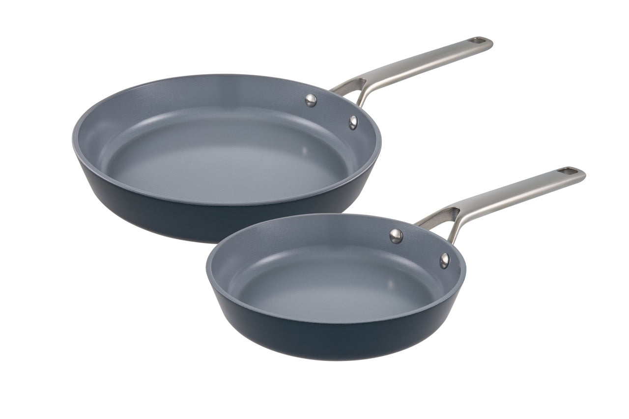 Pyrolux Nexgen 2 Piece Fry Pan Set - 20 & 28cm - Denim