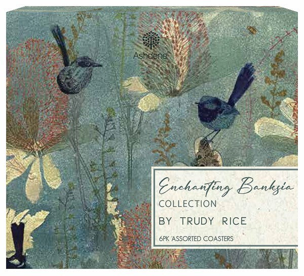 Ashdene Enchanting Banksia 6pk Coaster