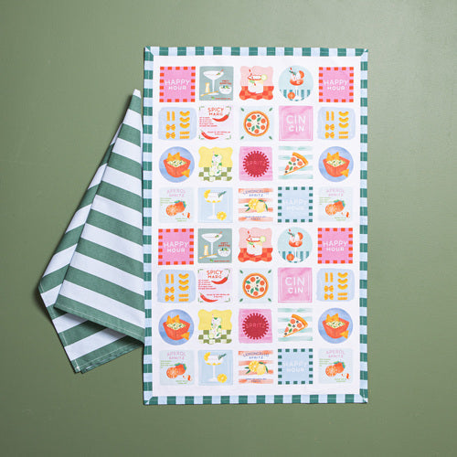 Ladelle Flavour Haven 2pk Kitchen Towel