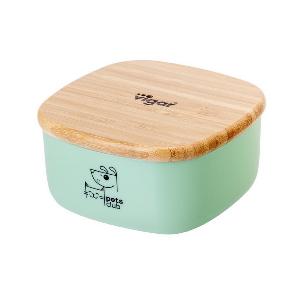 Vigar Pets Club Bamboo Treat Jar - Small