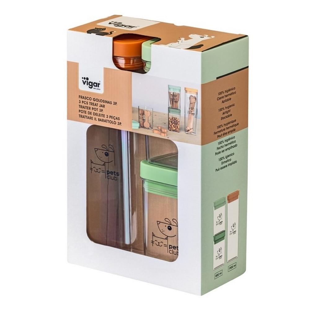 Vigar Pets Club Food Storage Pack - 3 Pack