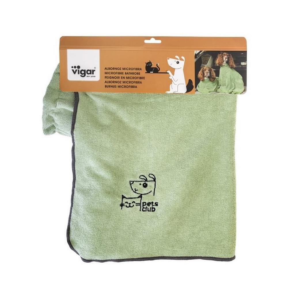 Vigar Pets Club Microfibre Bathrobe