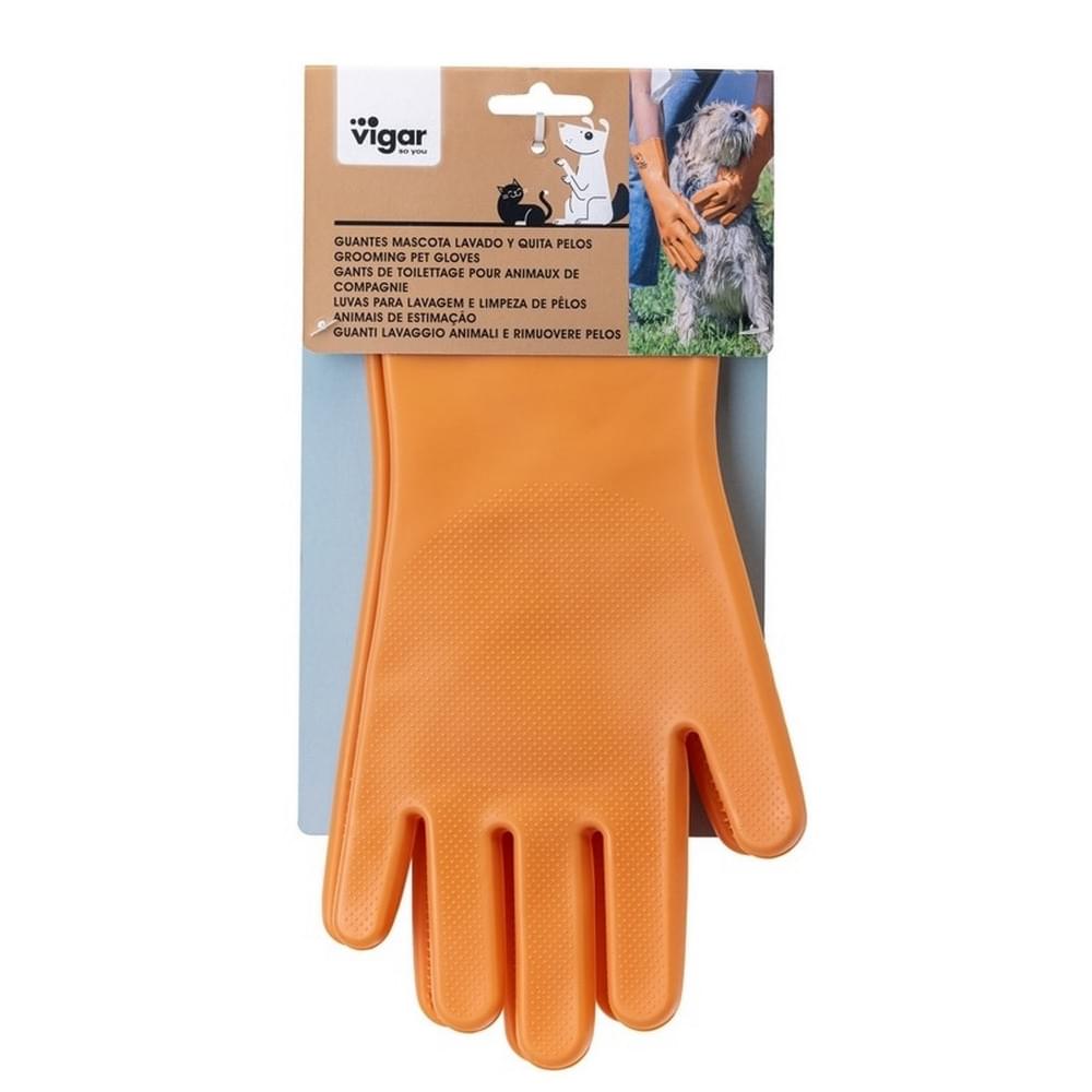 Vigar Pets Club Dog Washing Gloves
