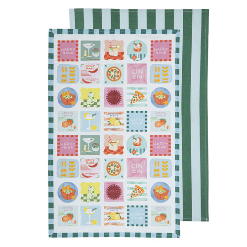 Ladelle Flavour Haven 2pk Kitchen Towel