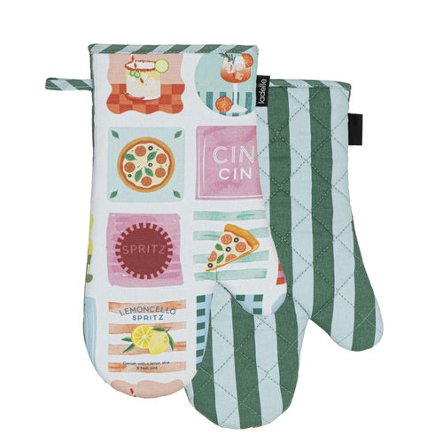 Ladelle Flavour Haven 2pk Oven Mitt