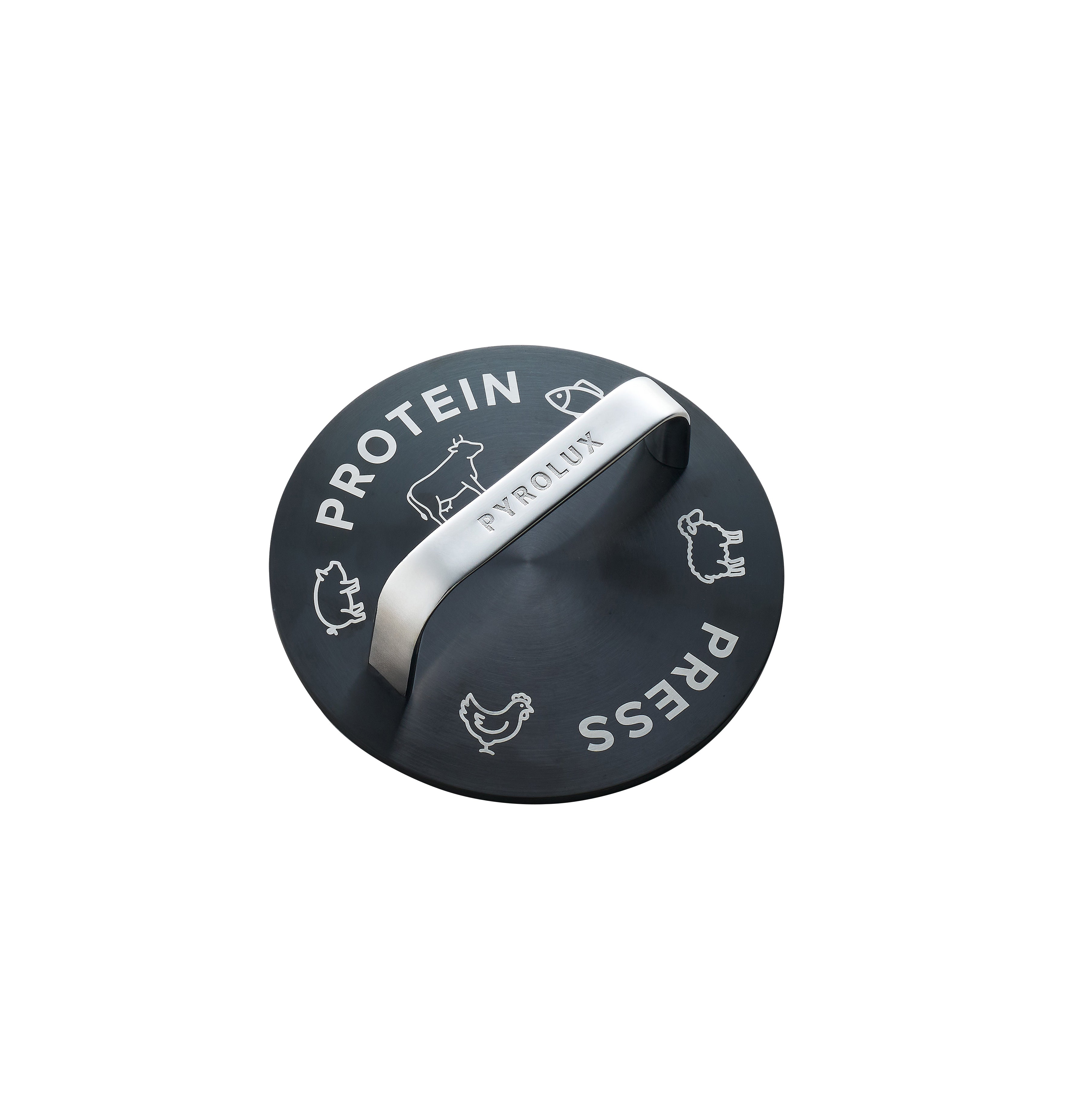 Pyrolux Pyrosteel Round Protein Press Black 17cm