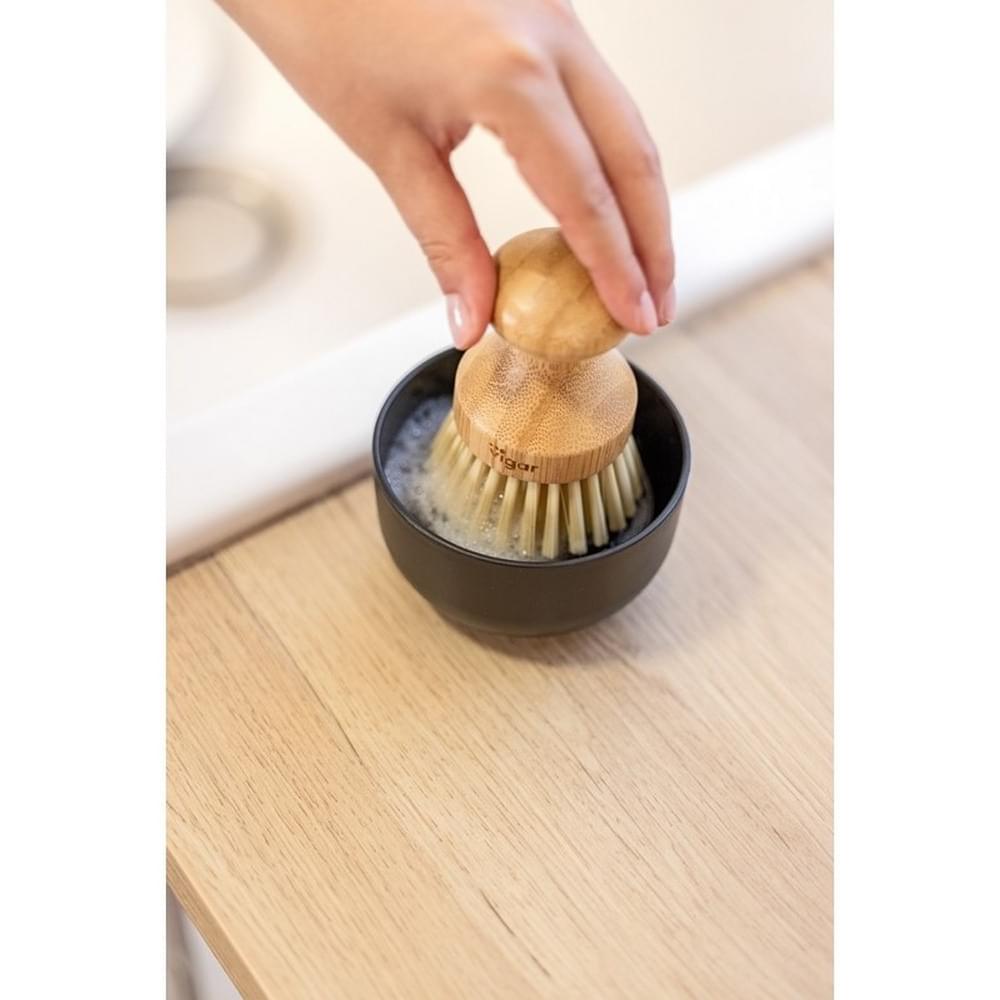 Vintage Bamboo Palm Brush Set