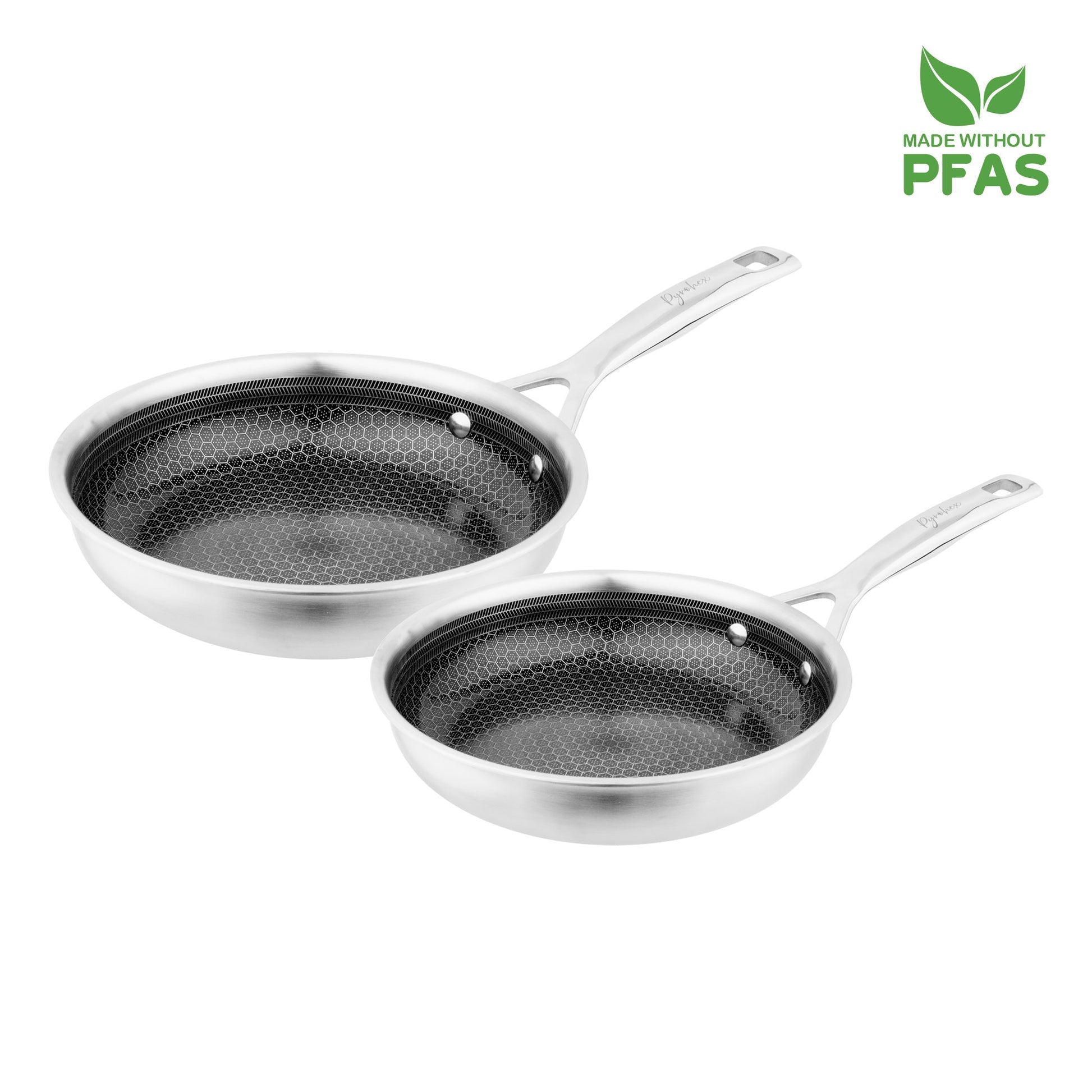 Pyrolux Pyrohex 2 Piece Frypan Set - 20 & 28cm
