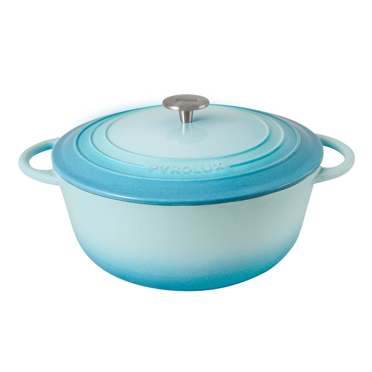 Pyrolux Pyrochef 24cm / 4L Cast Iron French Oven - Duck Egg Blue
