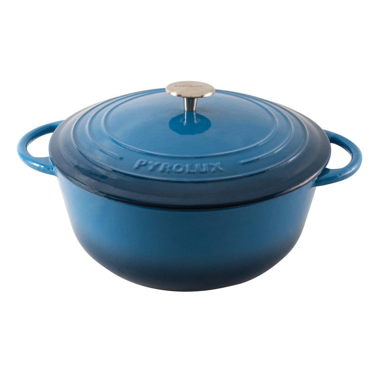 Pyrolux Pyrochef 26cm / 5L Cast Iron French Oven - Ocean Blue