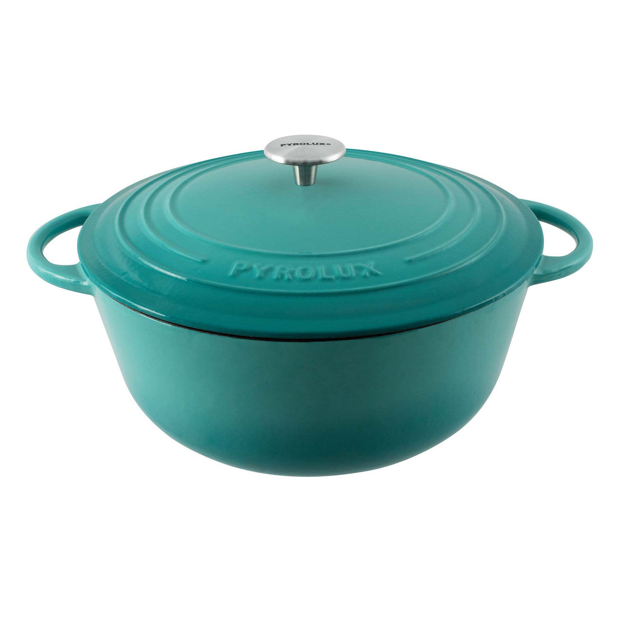 Pyrolux Pyrochef 28cm / 6L Cast Iron French Oven - Aqua Marine