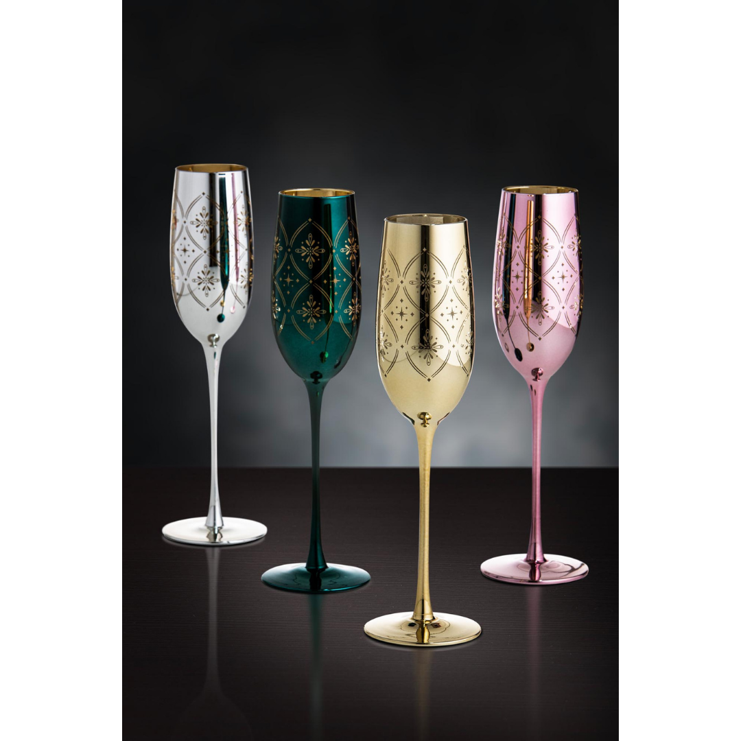 Tempa Chantelle Silver 2pk Champagne Glass