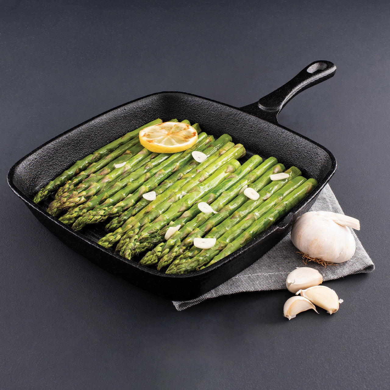 Pyrolux Pyrocast 25cm x 24cm x 3.5cm Square Grill Pan