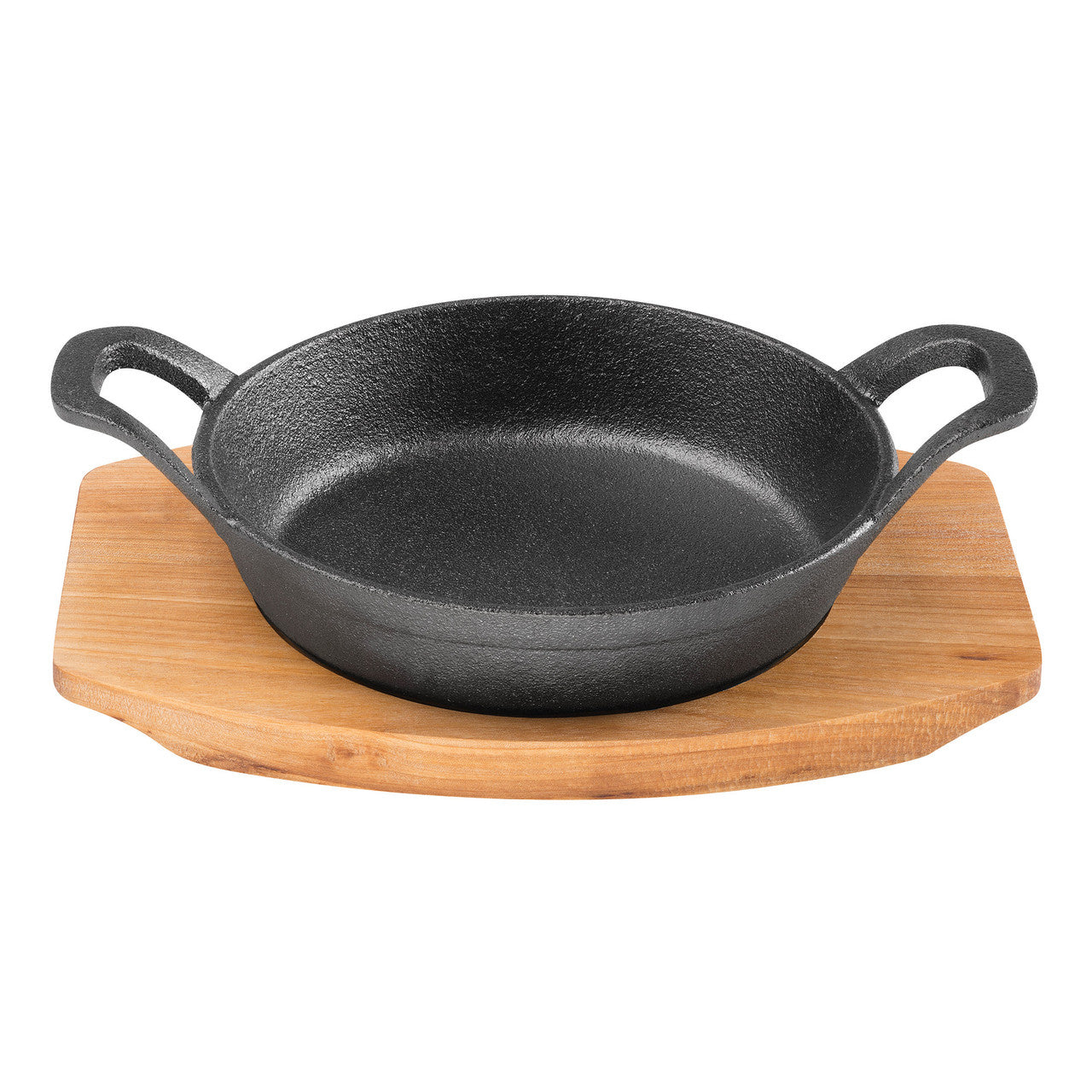 Pyrolux Pyrocast 15.5cm Round Gratin with Maple Tray