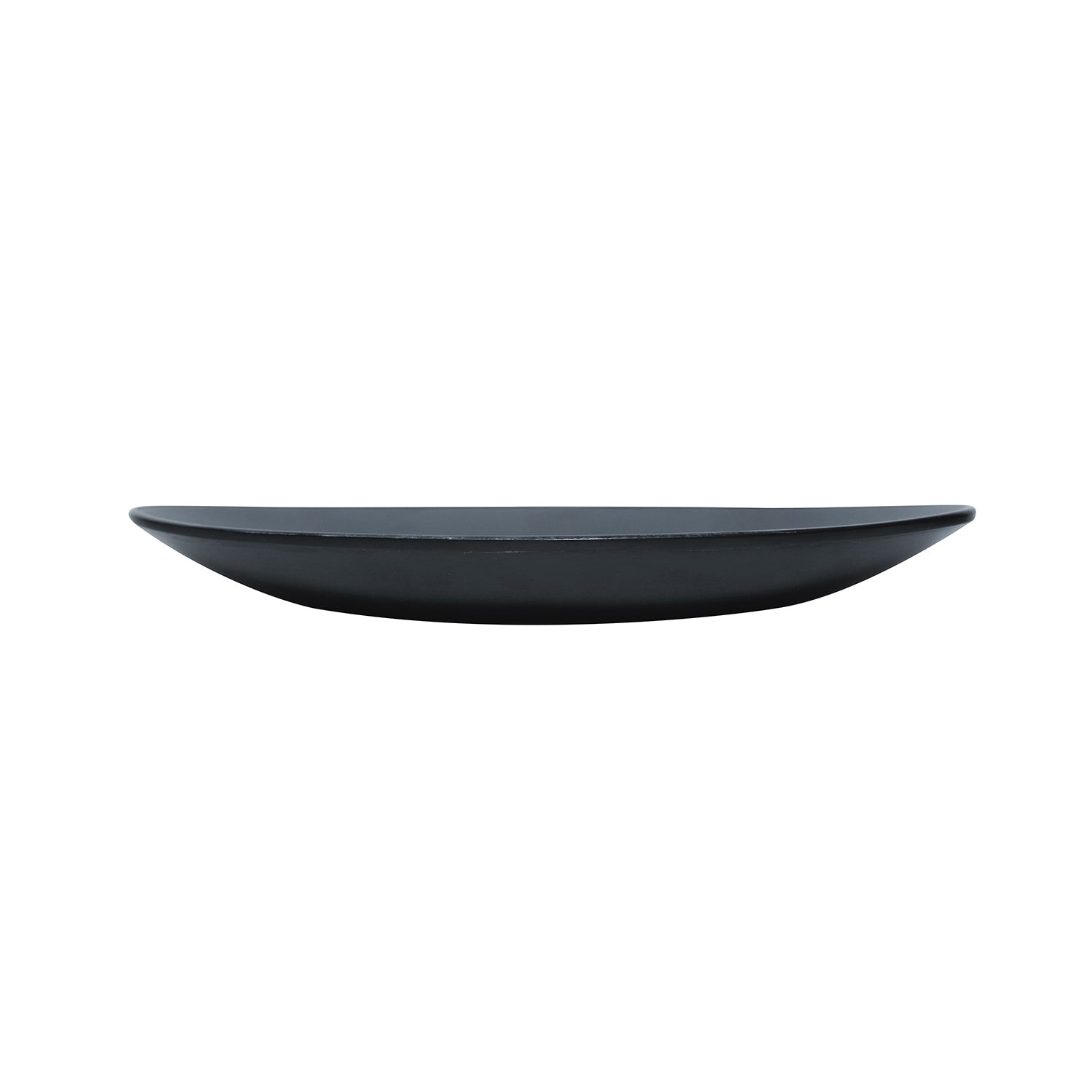 COUCOU Oval Plate 245x150mm - Grey & Black