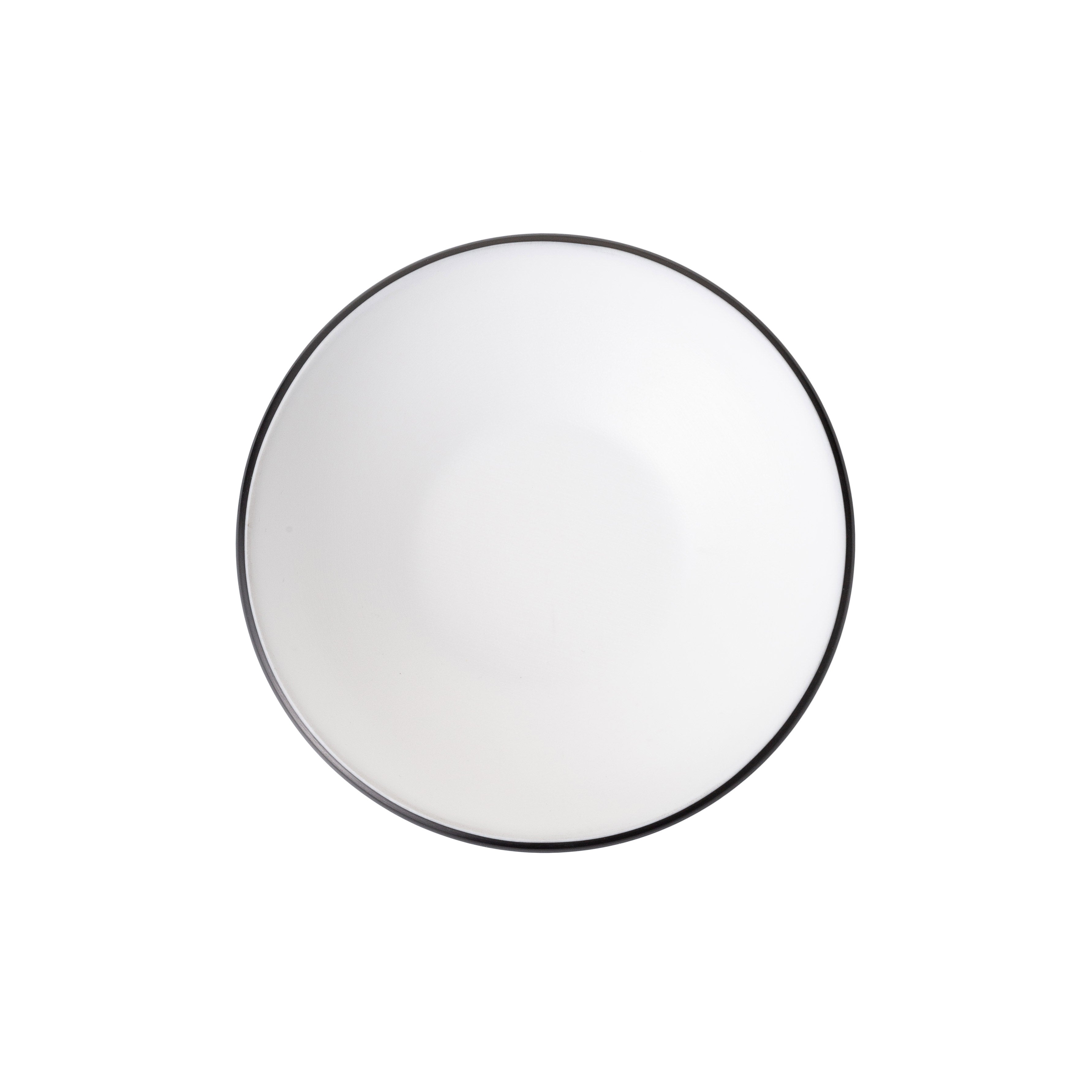 COUCOU Round Bowl 123mm - White & Black