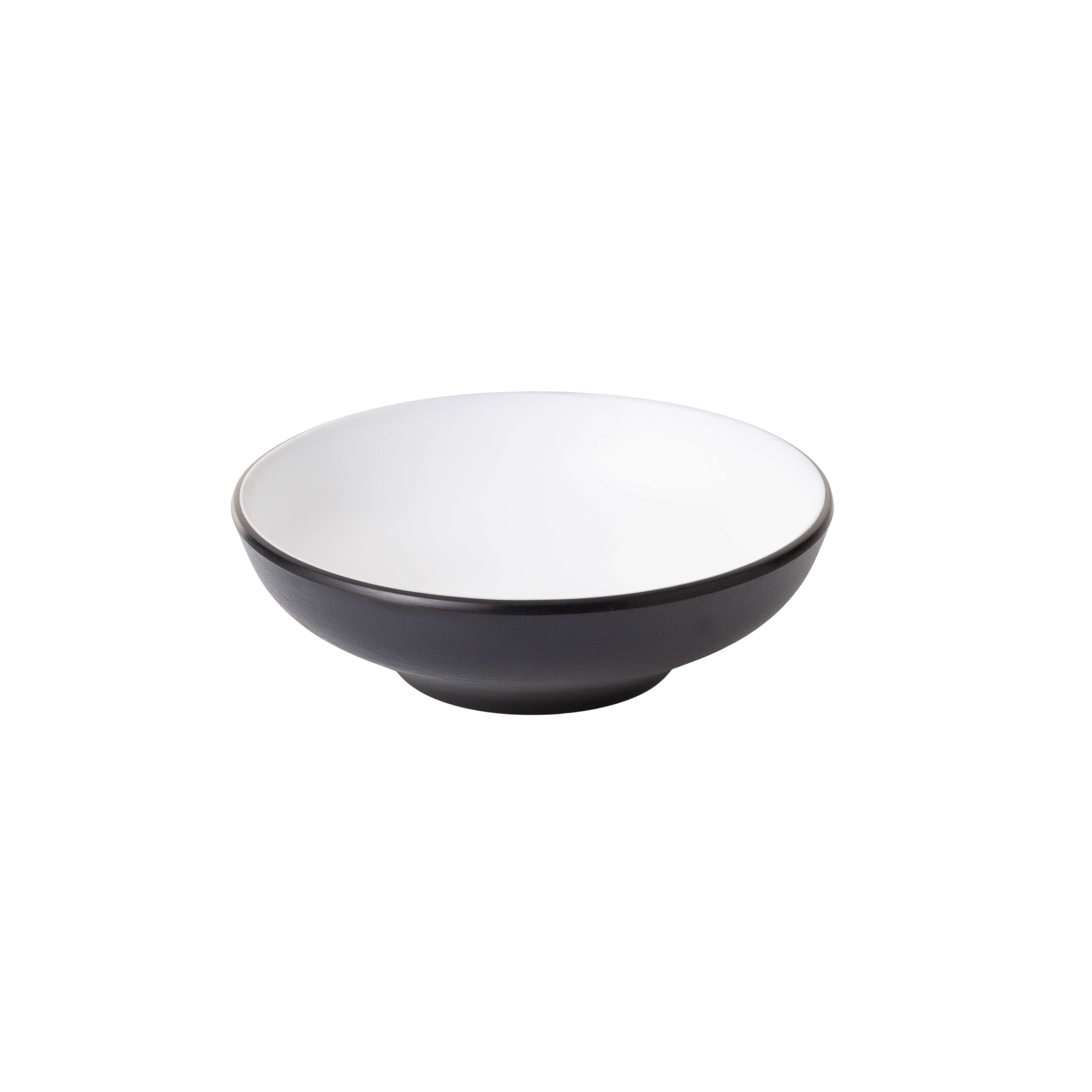 COUCOU Round Bowl 123mm - White & Black