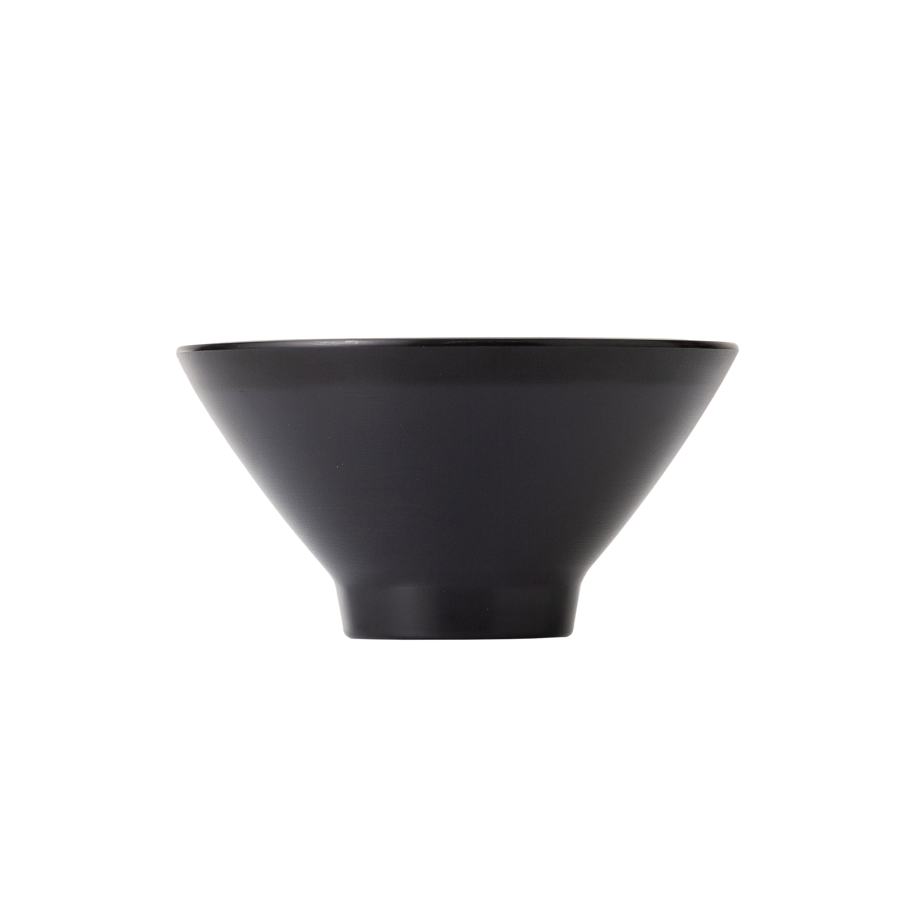 COUCOU Round Bowl V-Shape 130mm - Beige & Black