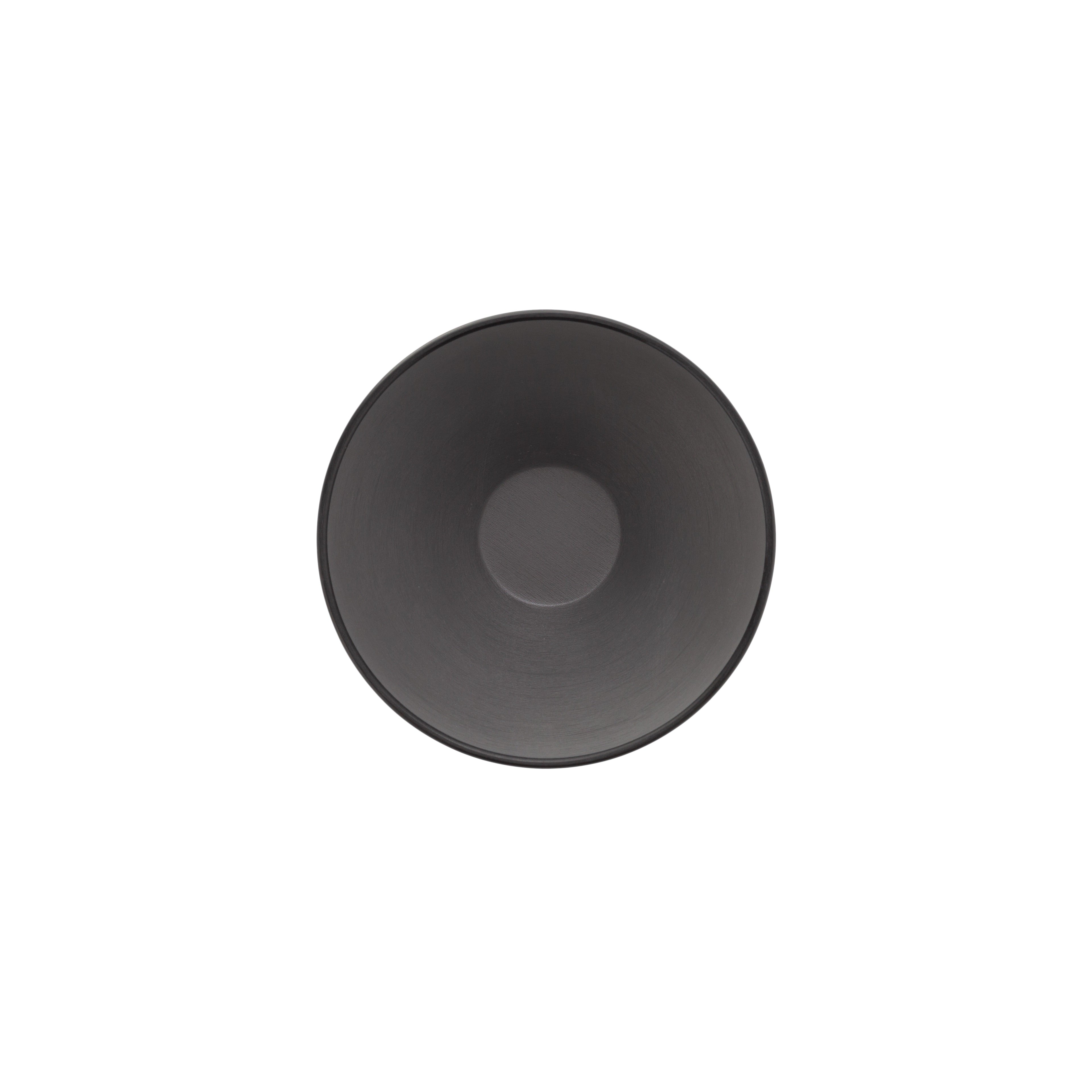 COUCOU Round Bowl V-Shape 130mm - Grey & Black