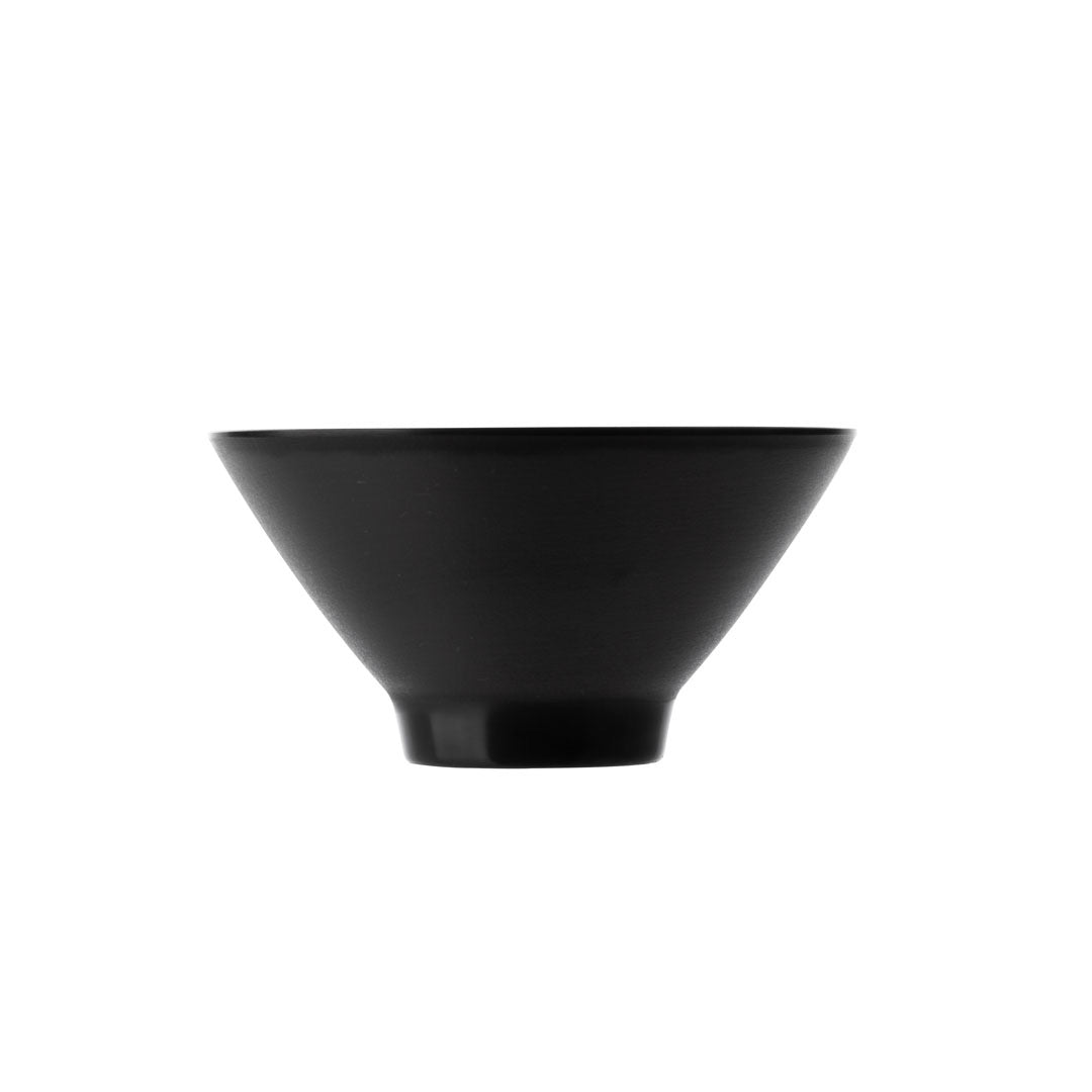 COUCOU Round Bowl V-Shape 150mm - Black & Black