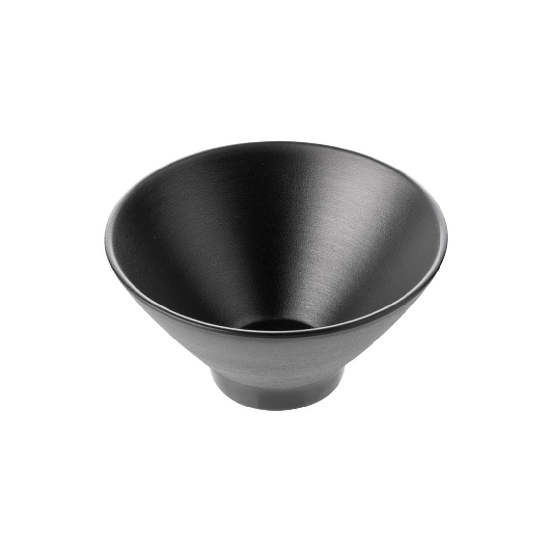 COUCOU Round Bowl V-Shape 150mm - Black & Black