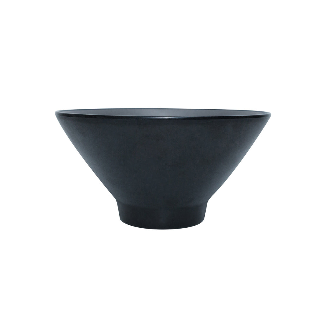 COUCOU Round Bowl V-Shape 150mm - Grey & Black