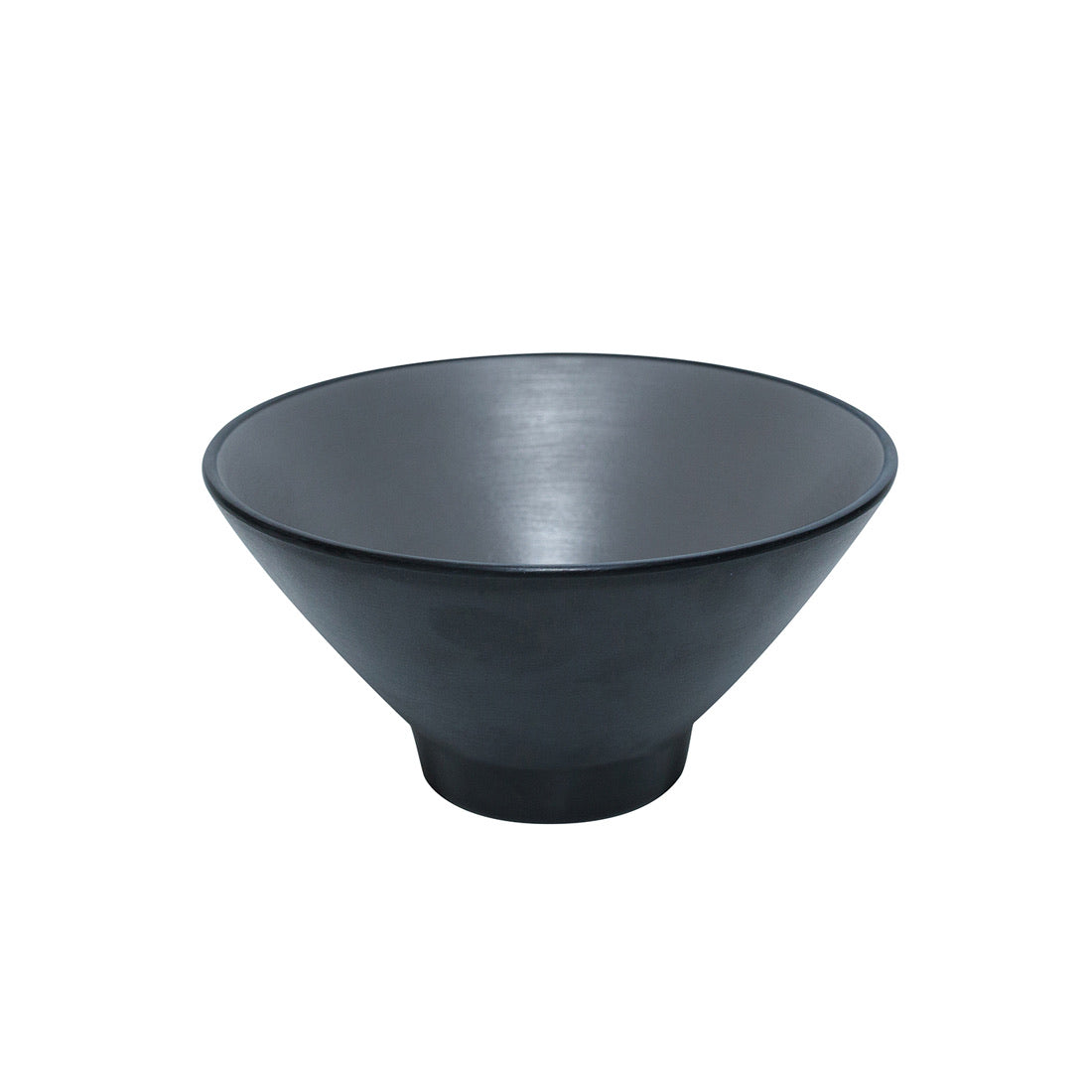 COUCOU Round Bowl V-Shape 150mm - Grey & Black