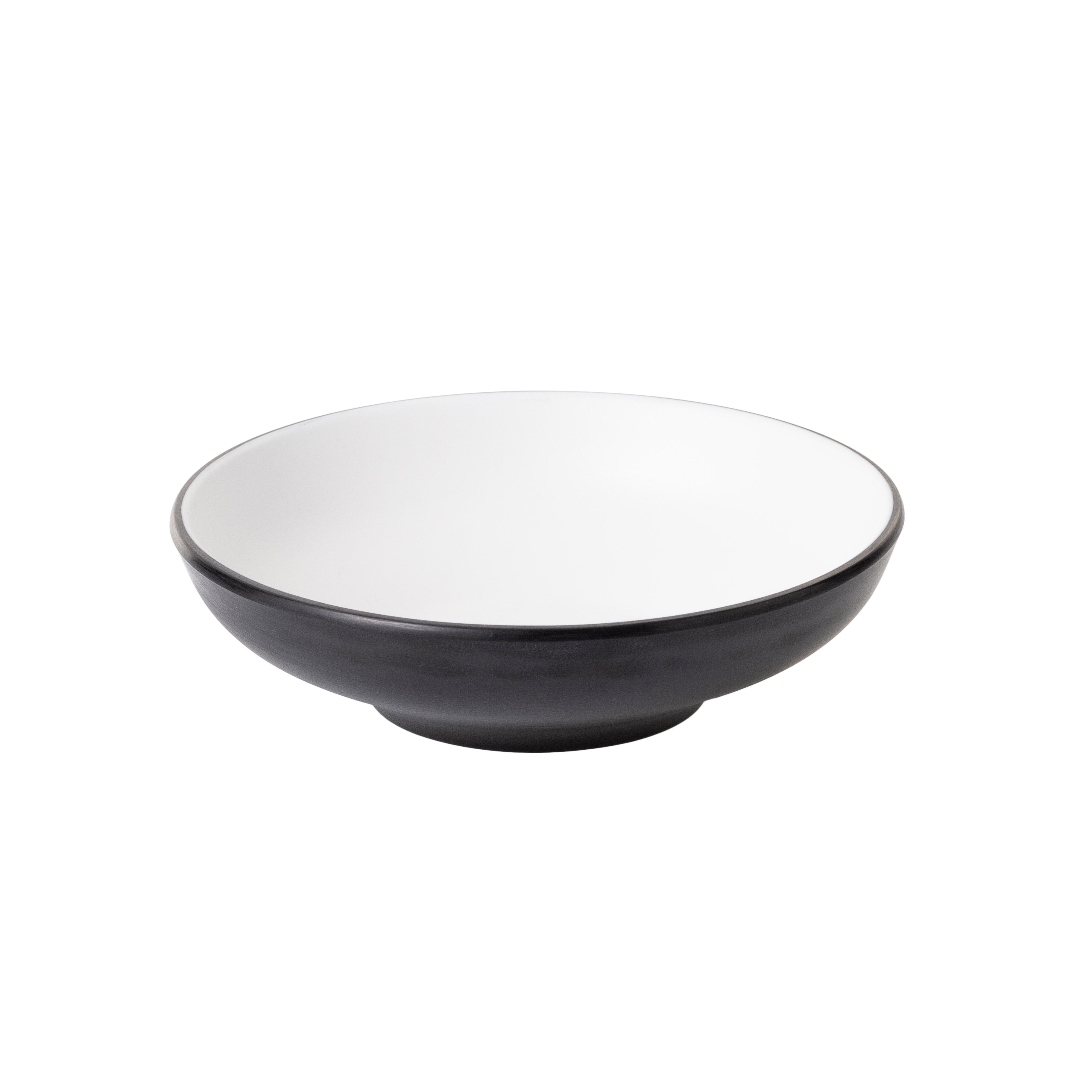COUCOU Round Bowl 150mm - White & Black