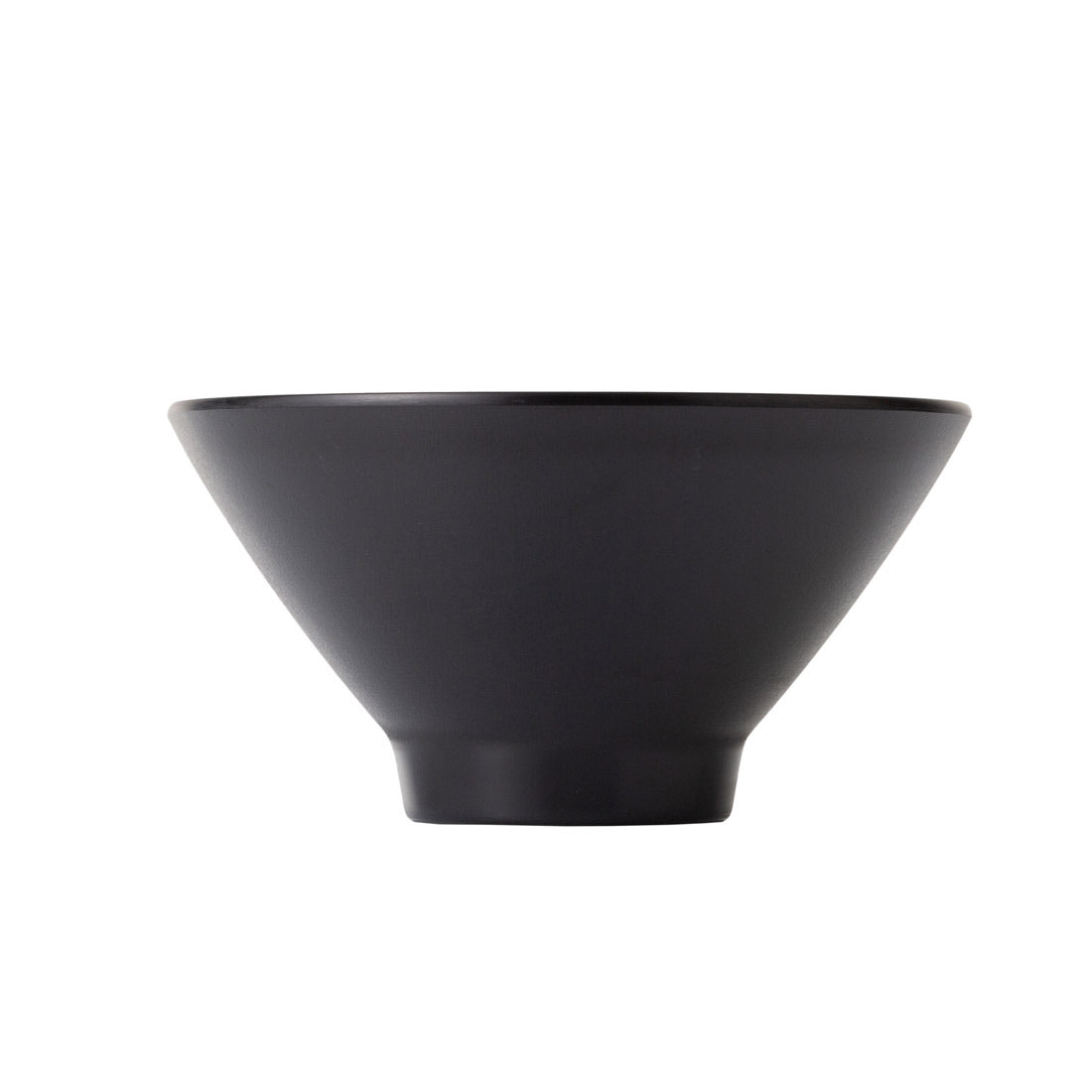 COUCOU Round Bowl V-Shape 150mm - White & Black