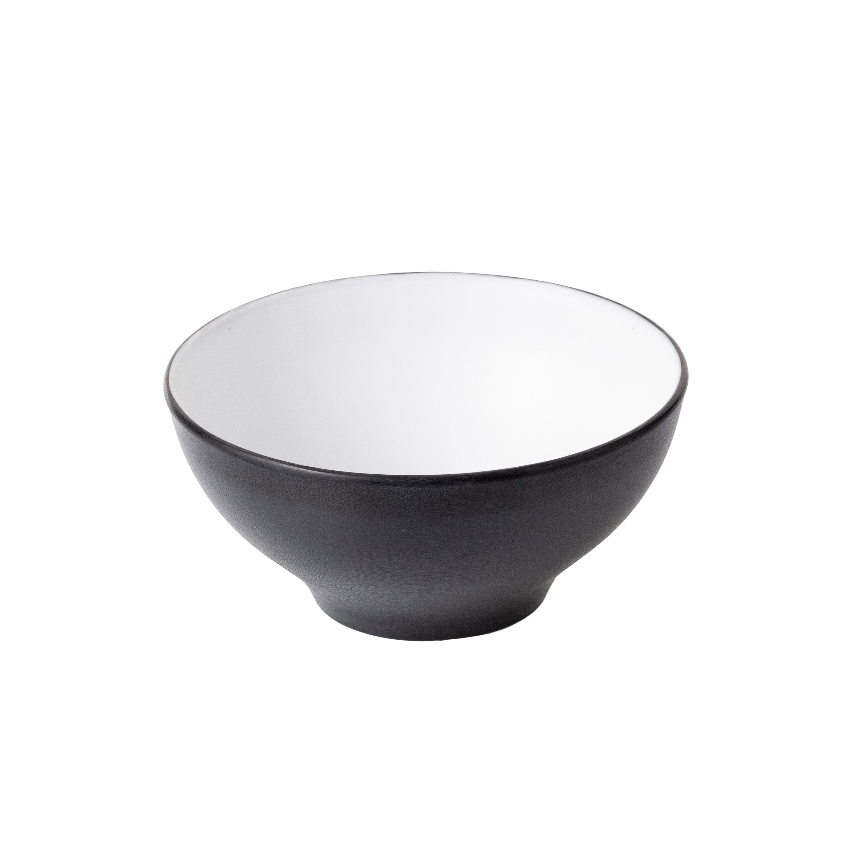 COUCOU Noodle Bowl 150mm - White & Black