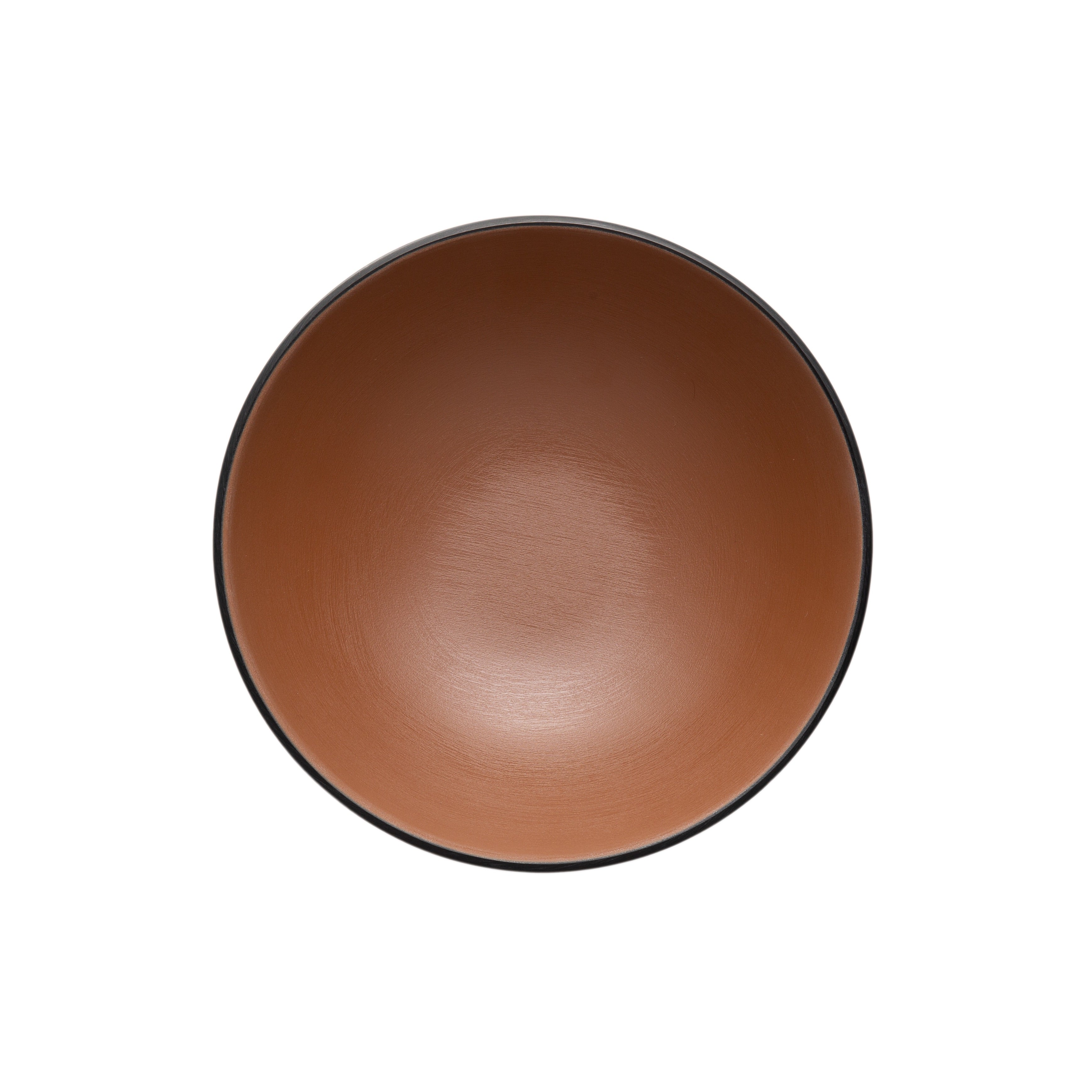 COUCOU Round Bowl 160mm - Brown & Black