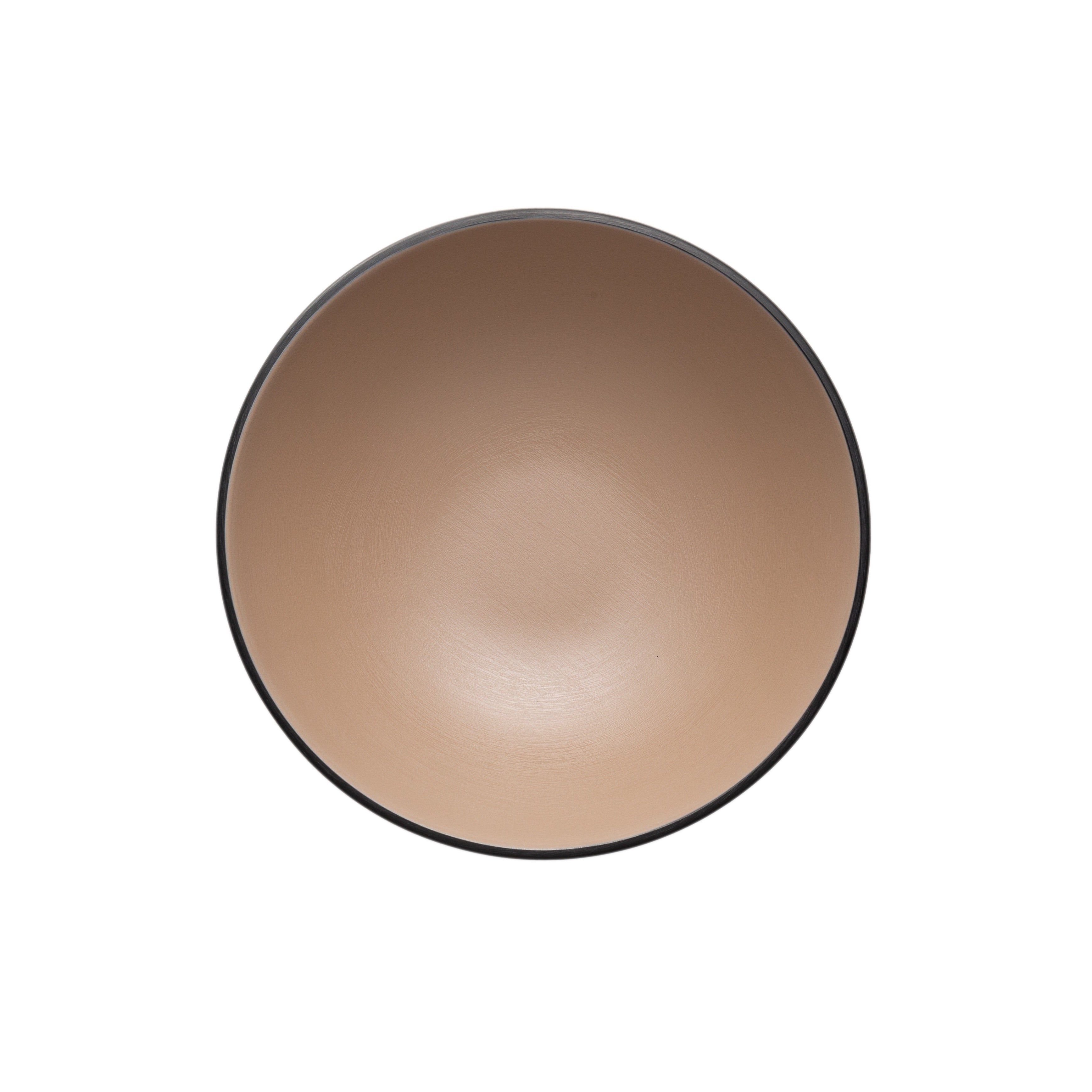 COUCOU Round Bowl 160mm - Beige & Black