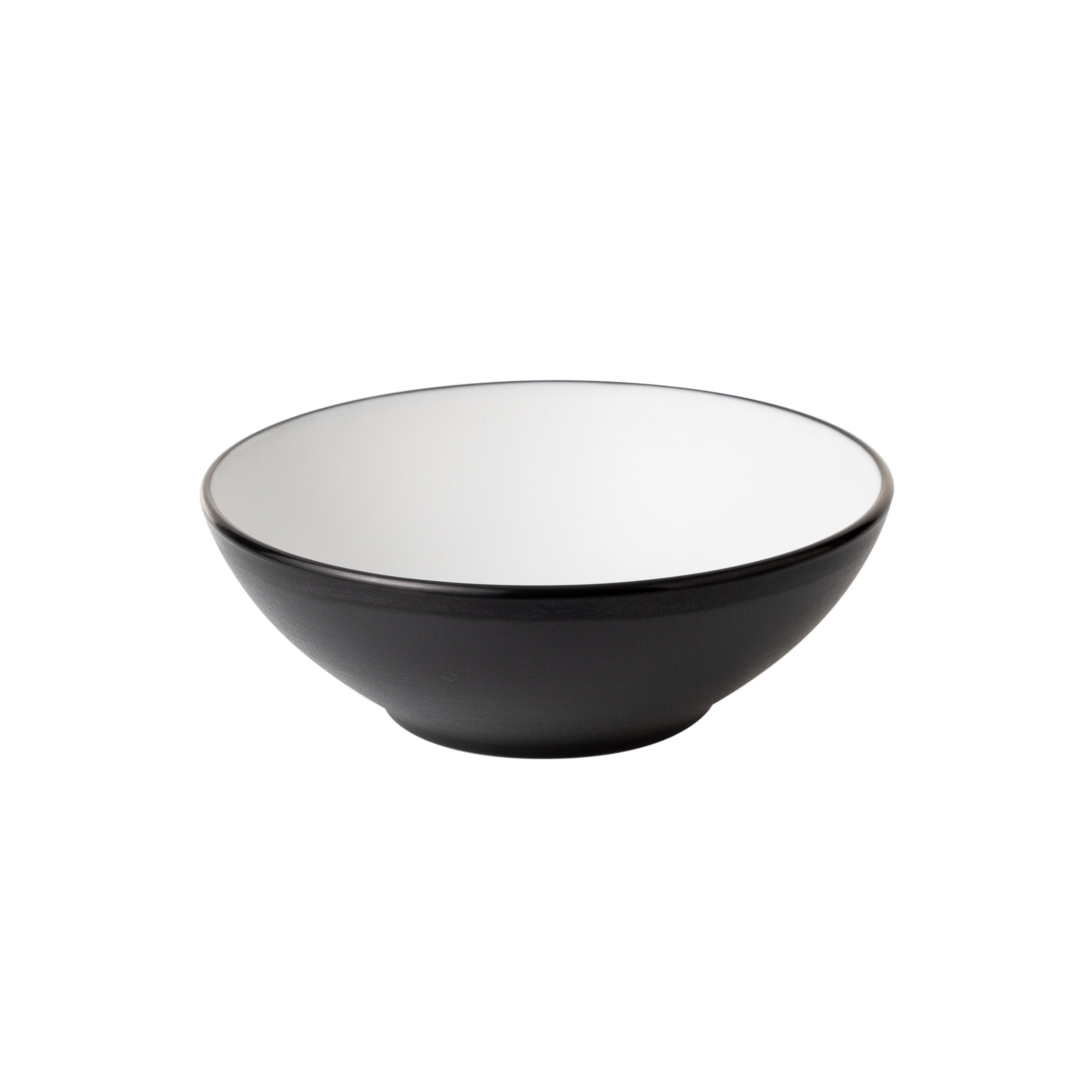 COUCOU Round Bowl 160mm - White & Black