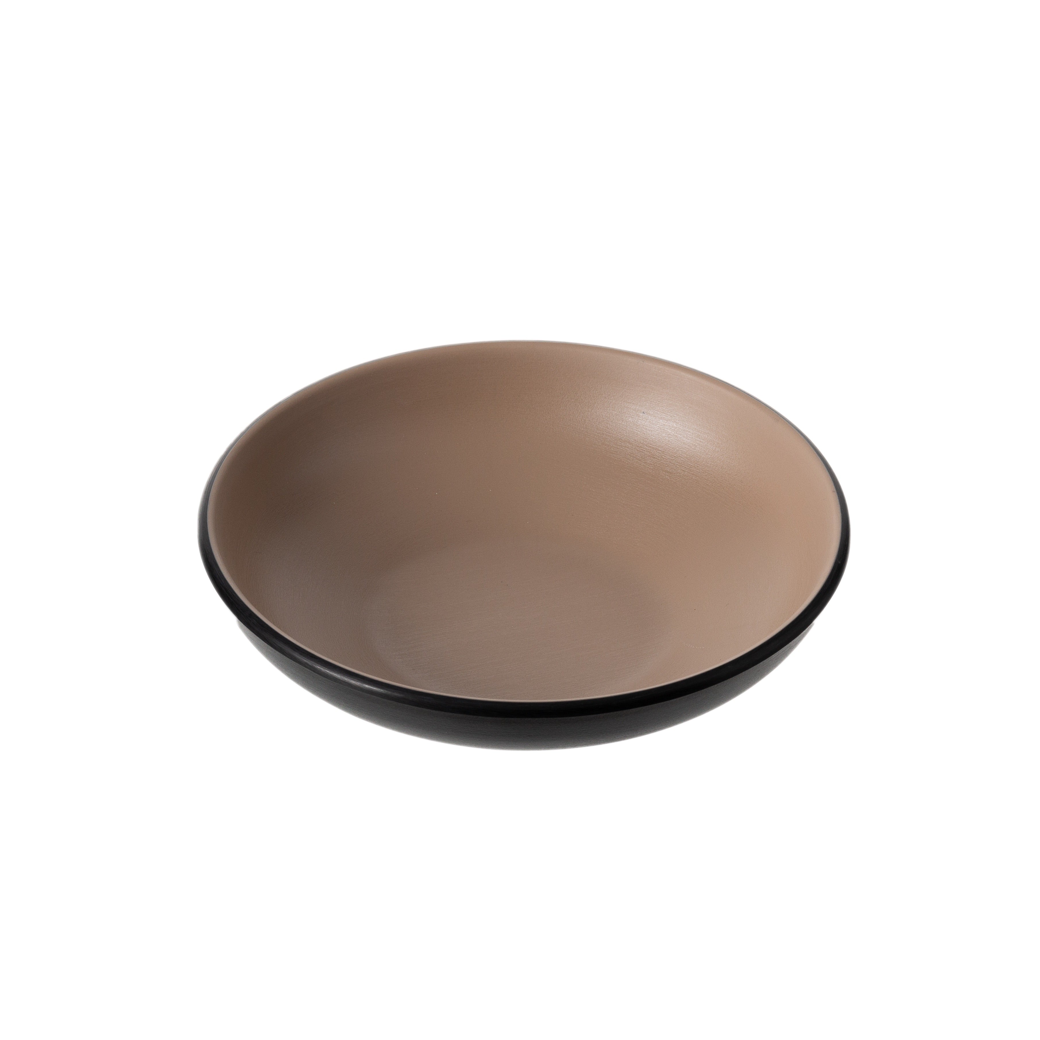COUCOU Round Bowl 175mm - Beige & Black