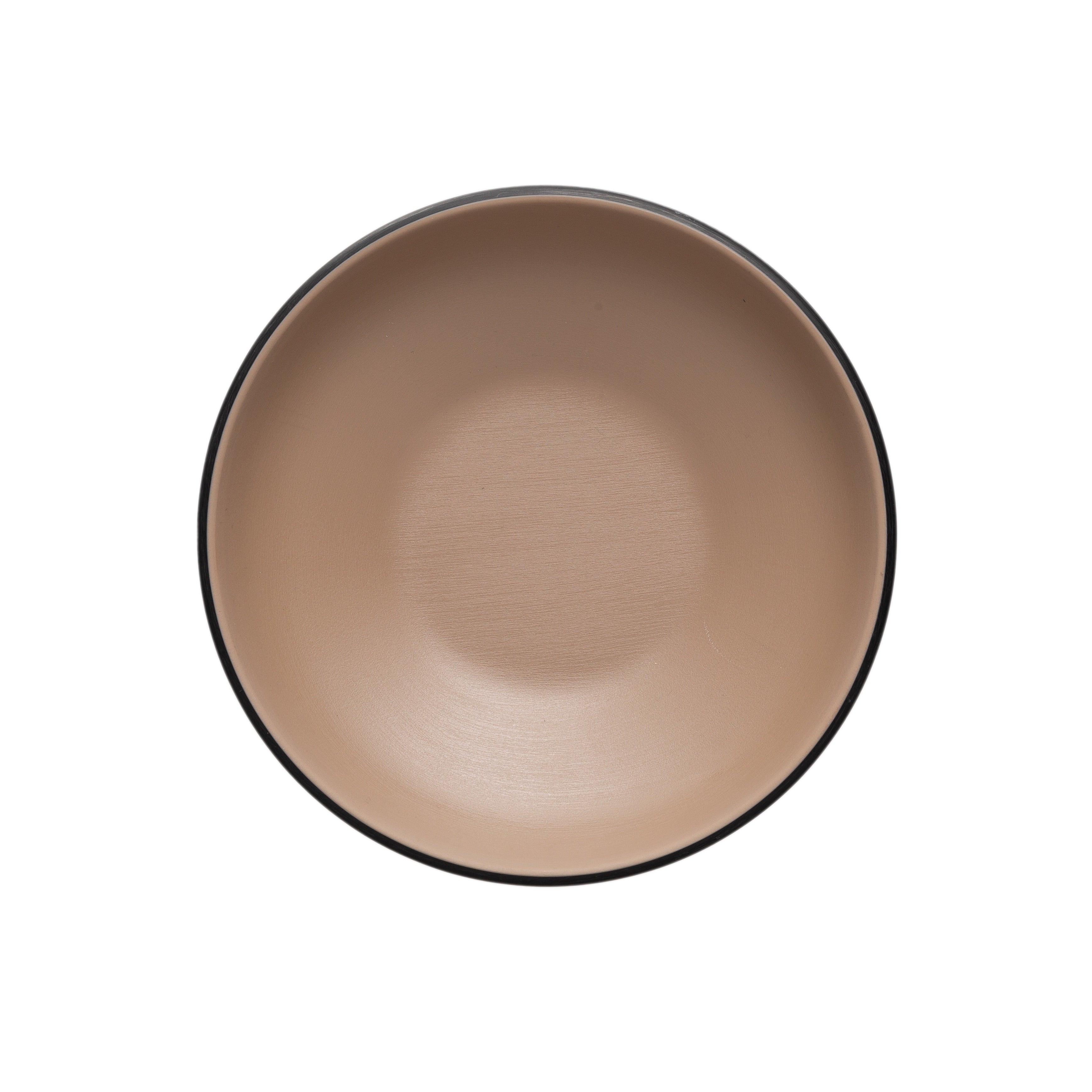 COUCOU Round Bowl 175mm - Beige & Black