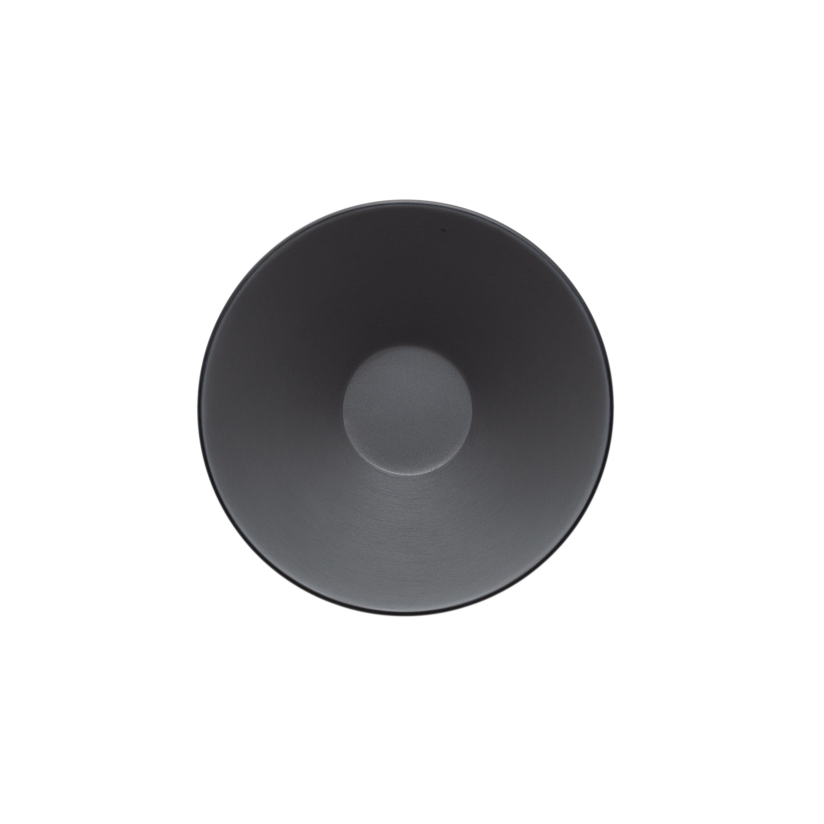 COUCOU Round Bowl V-Shape 178mm - Grey & Black