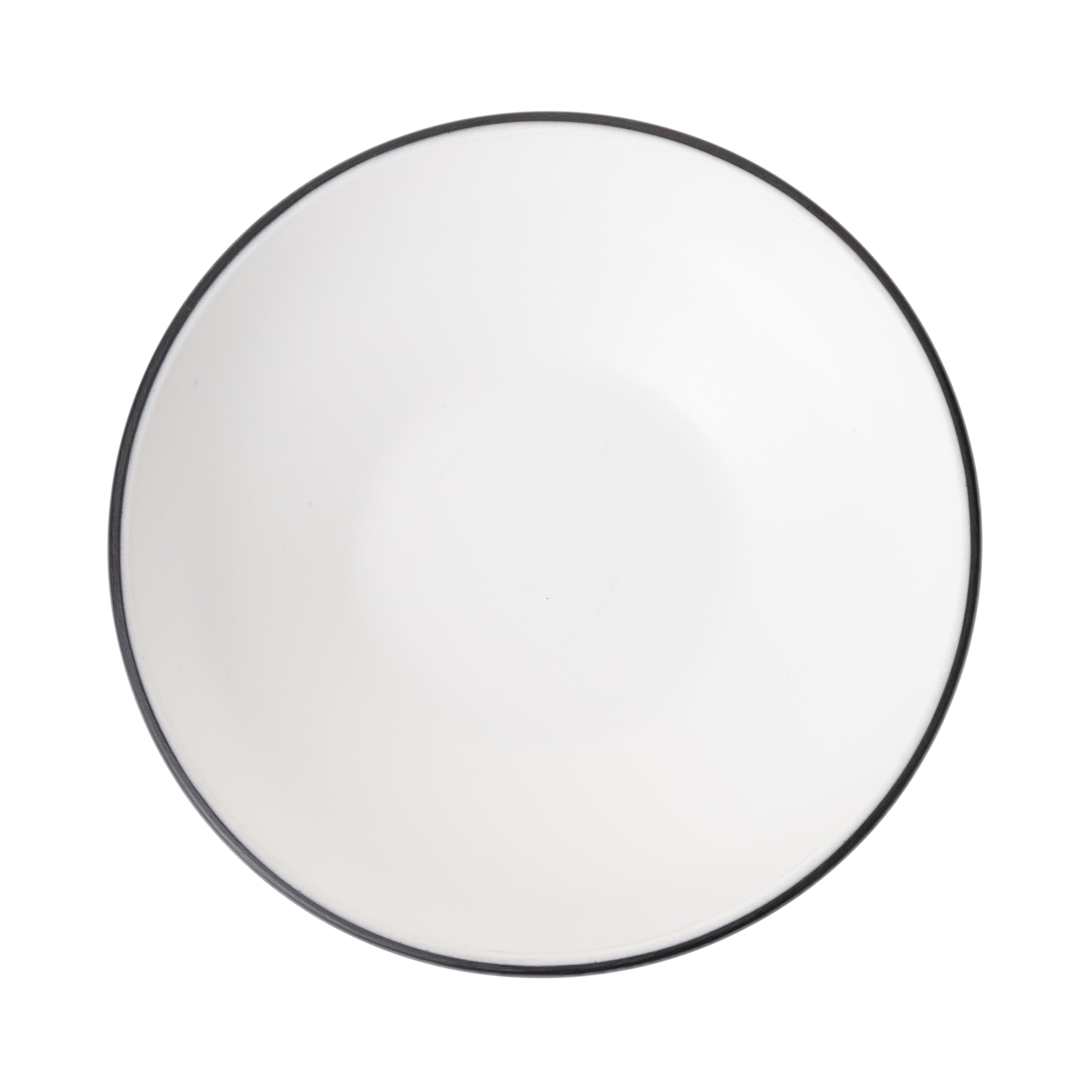 COUCOU Round Bowl 175mm - White & Black