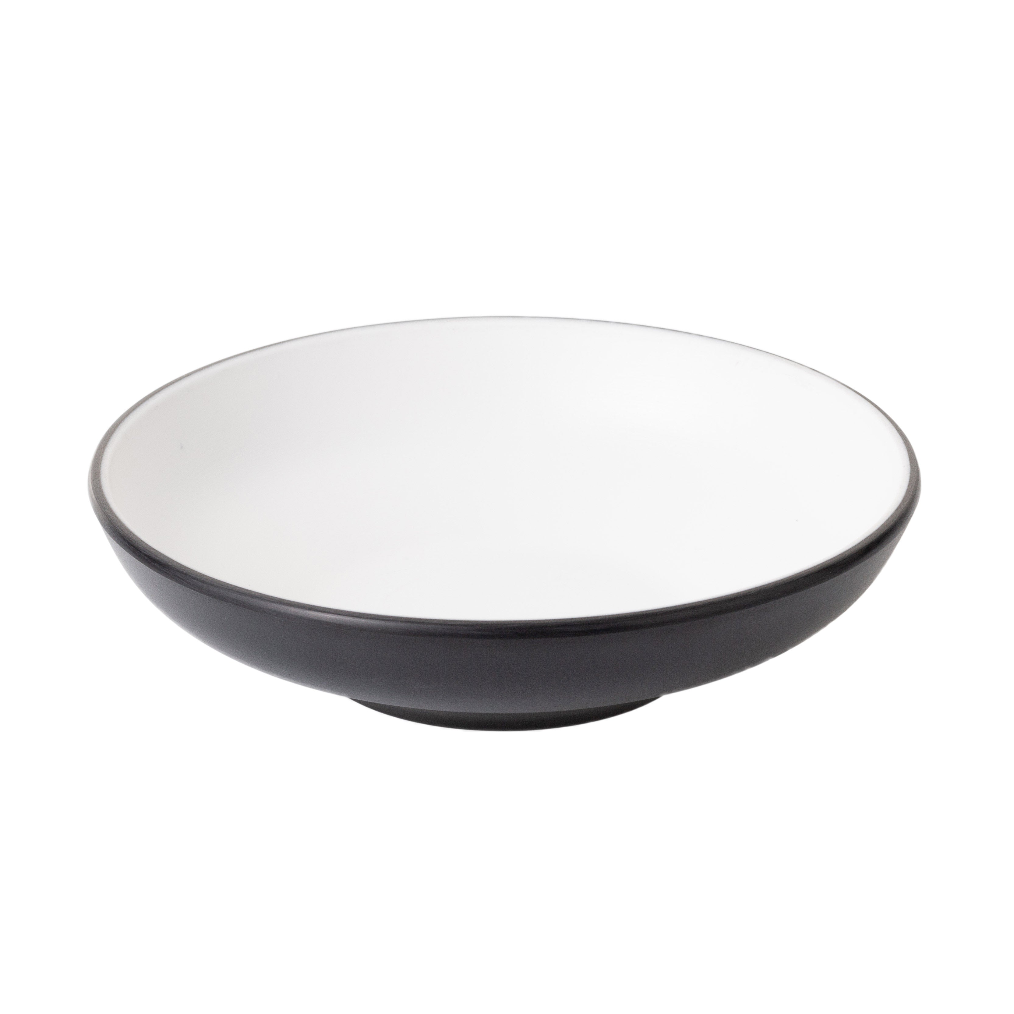 COUCOU Round Bowl 175mm - White & Black