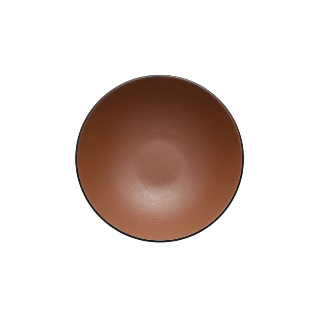 COUCOU Round Bowl 187mm - Brown & Black
