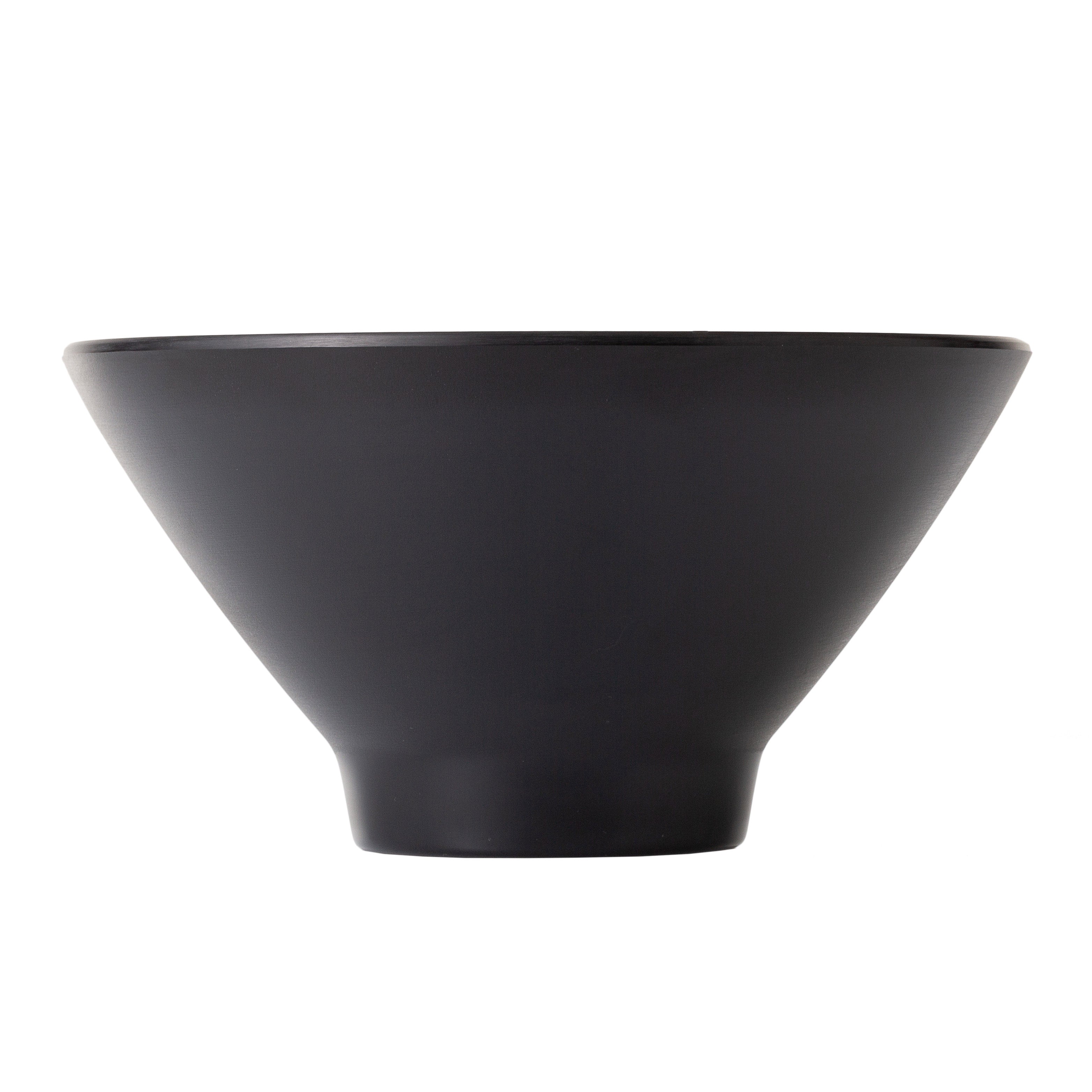 COUCOU Round Bowl V-Shape 205mm - White & Black