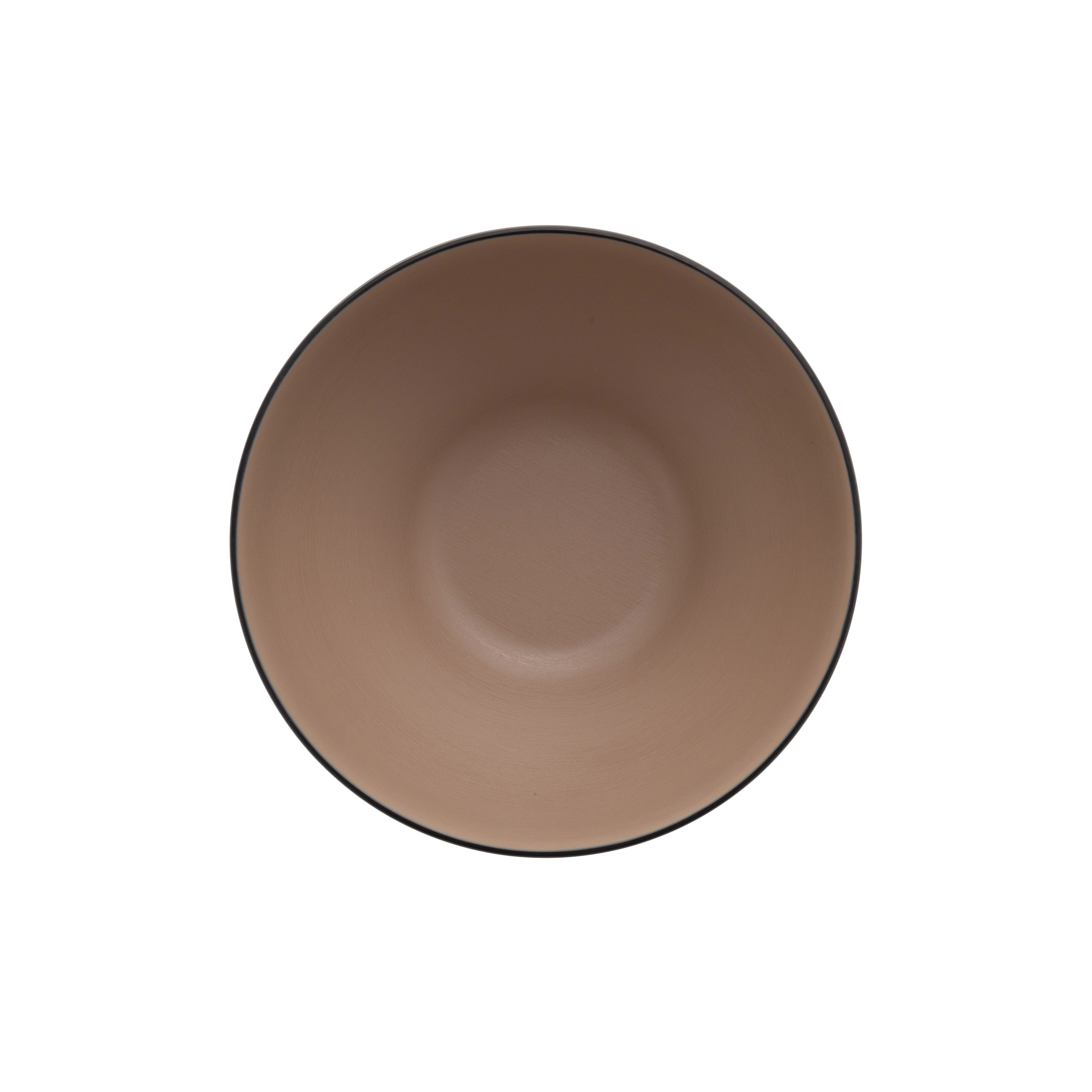 COUCOU Noodle Bowl 210mm - Beige & Black