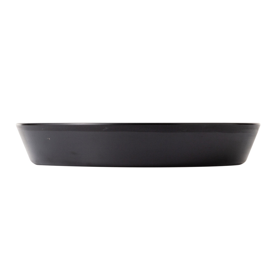 COUCOU Flat Round Bowl 290mm - White & Black