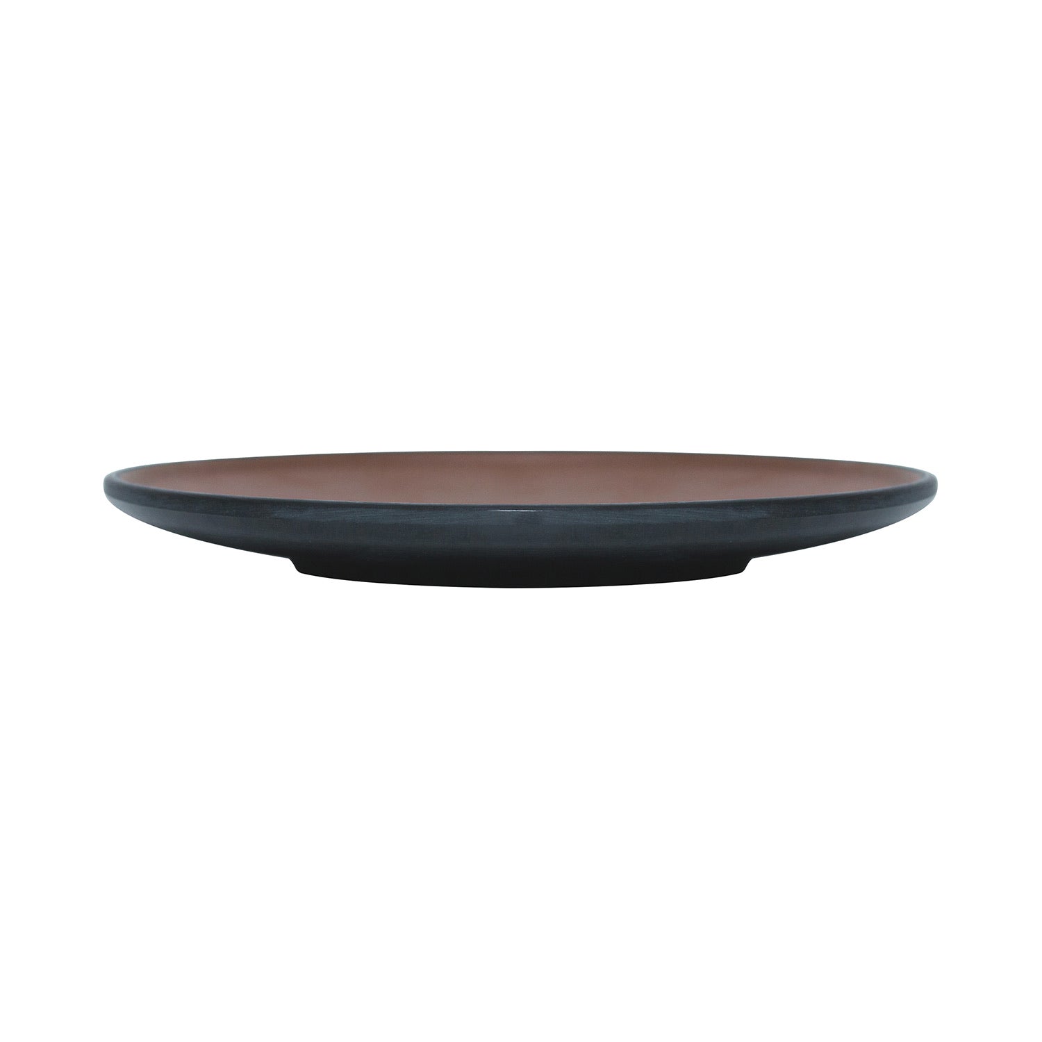 COUCOU Round Coupe Plate 167mm - Brown & Black